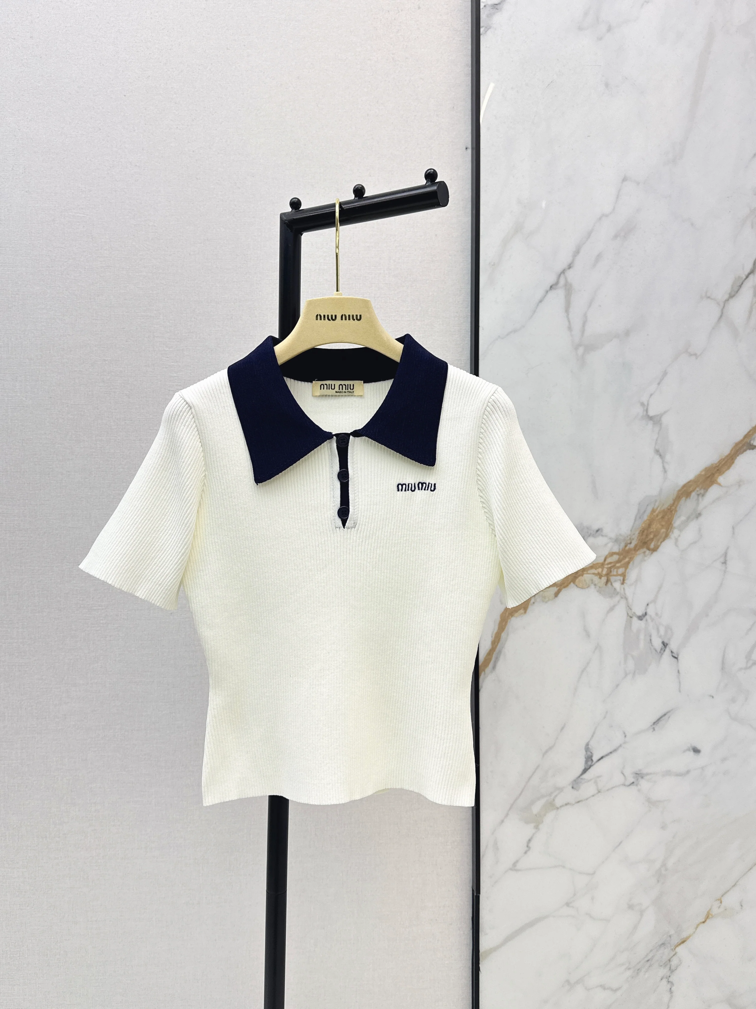 Knitted Short-Sleeve T-Shirt