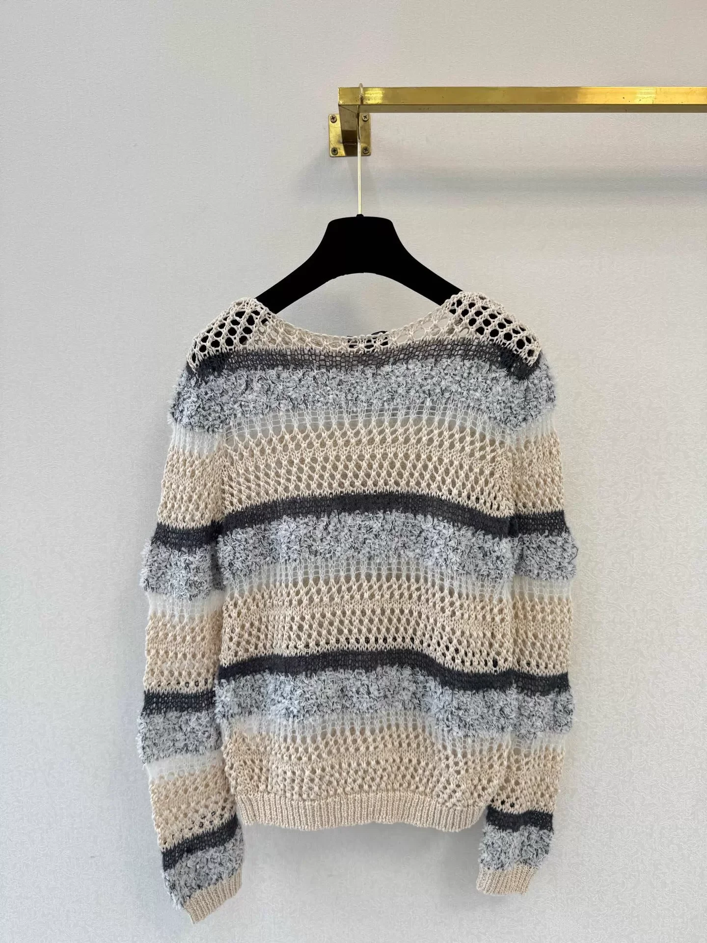 Openwork Knit Sweater