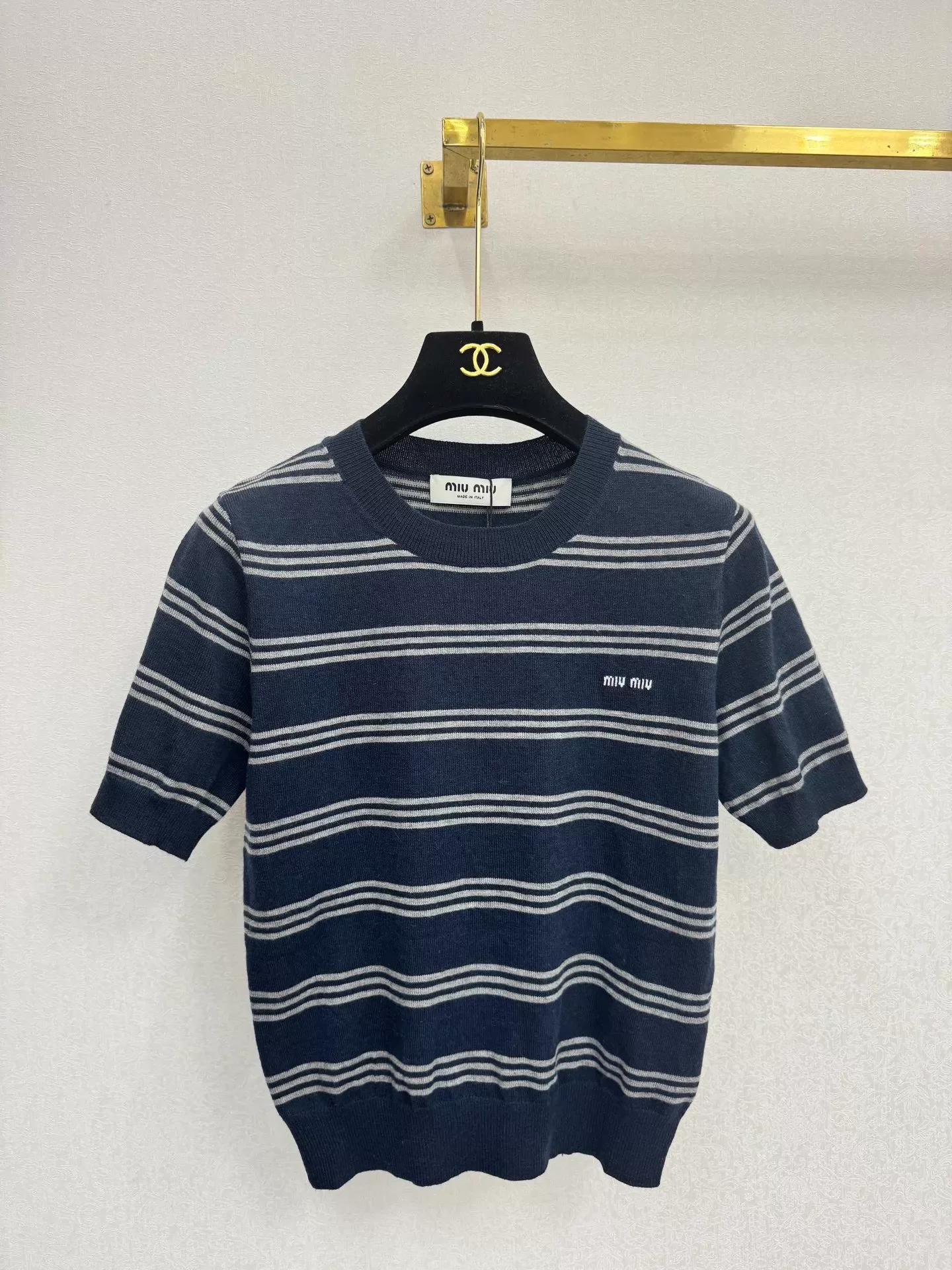 Knit Short-Sleeve Top