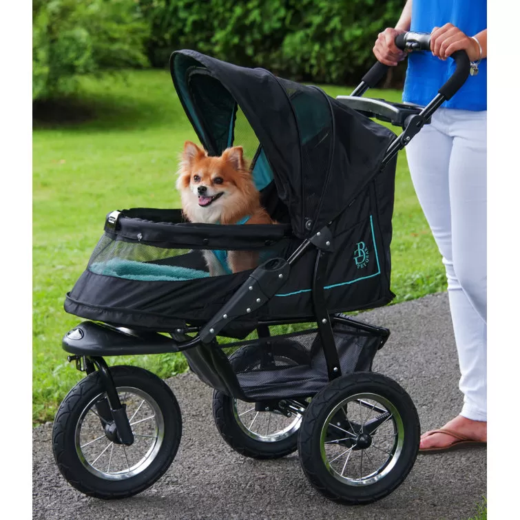 Pet Gear No-Zip NV Pet Stroller for Cats/Dogs, Easy Entry, Gel-Filled Tires, Plush Pad, Cover Incl. - Amazon