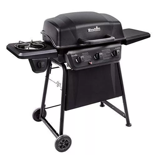 Classic 360 3-Burner Liquid Propane Gas Grill with Side Burner - Amazon