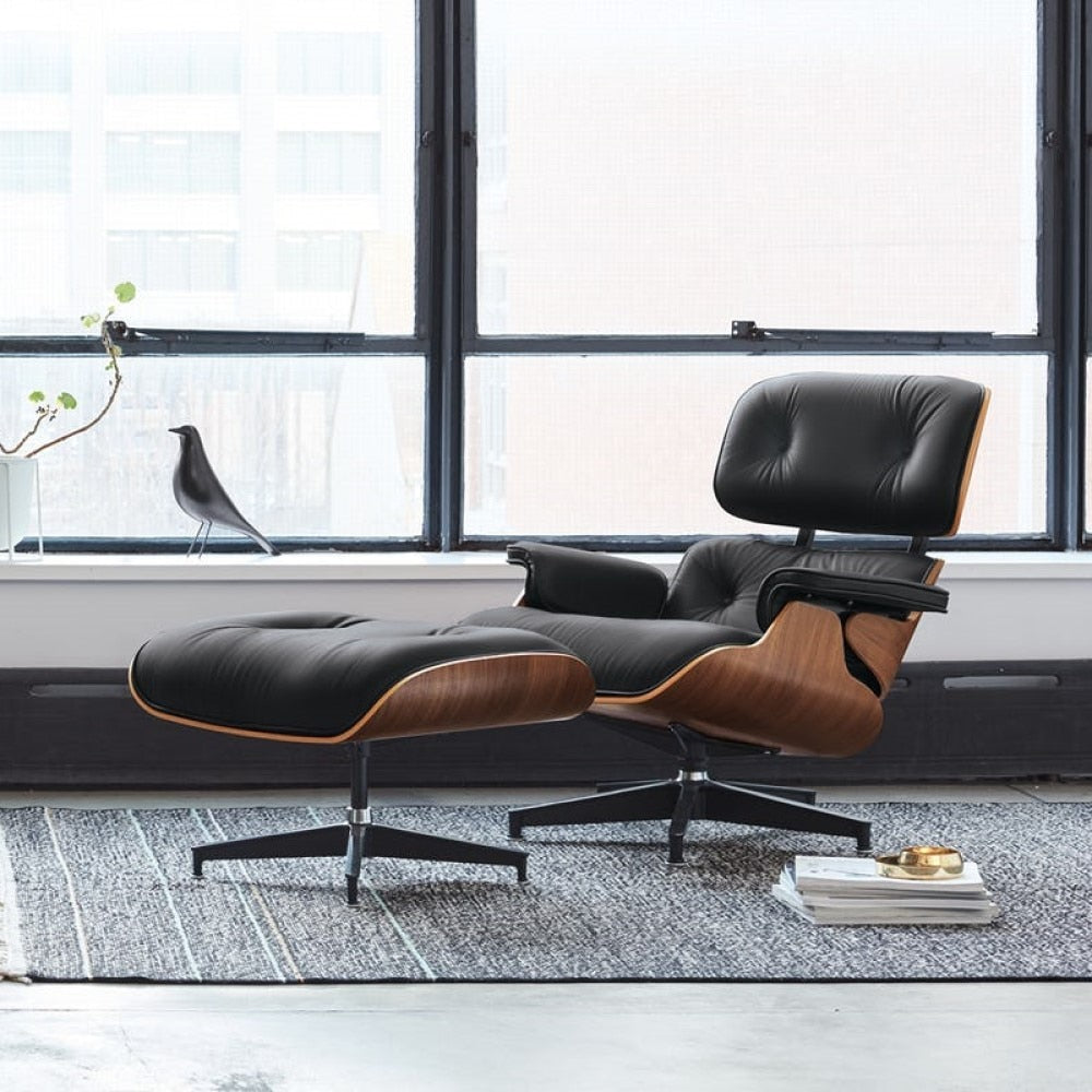 Classic Leather Lounge Chair with Ottoman (PRO) - Amazon