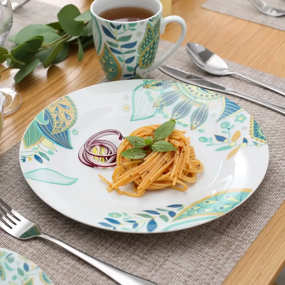 58pcs deluxe ceramic tableware set - Amazon