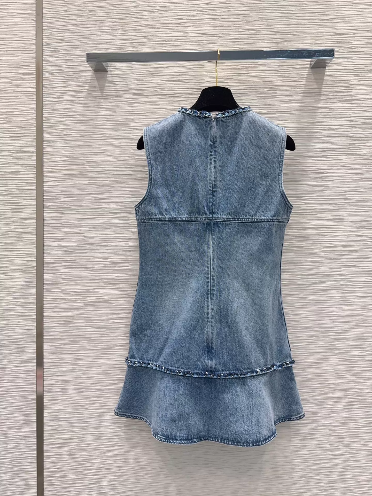 Denim vest dress