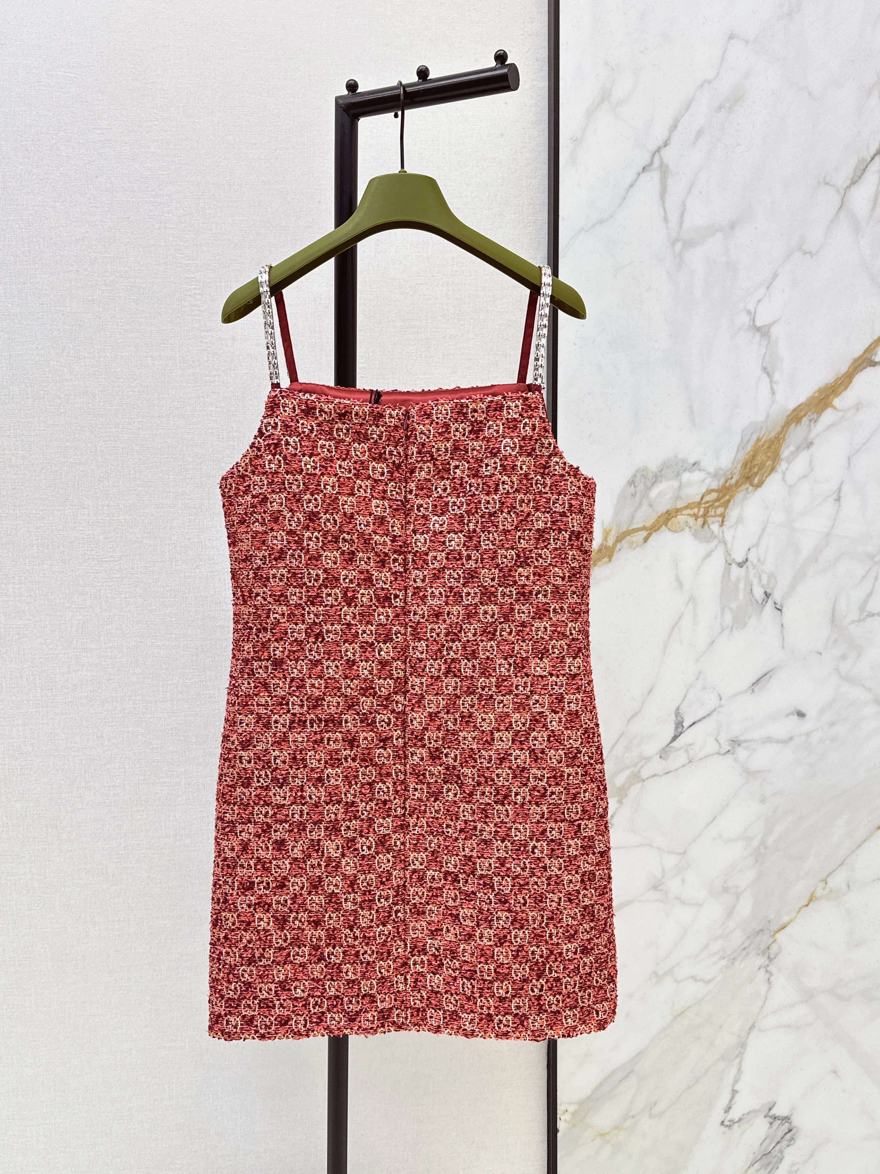26ss Jacquard slip dress