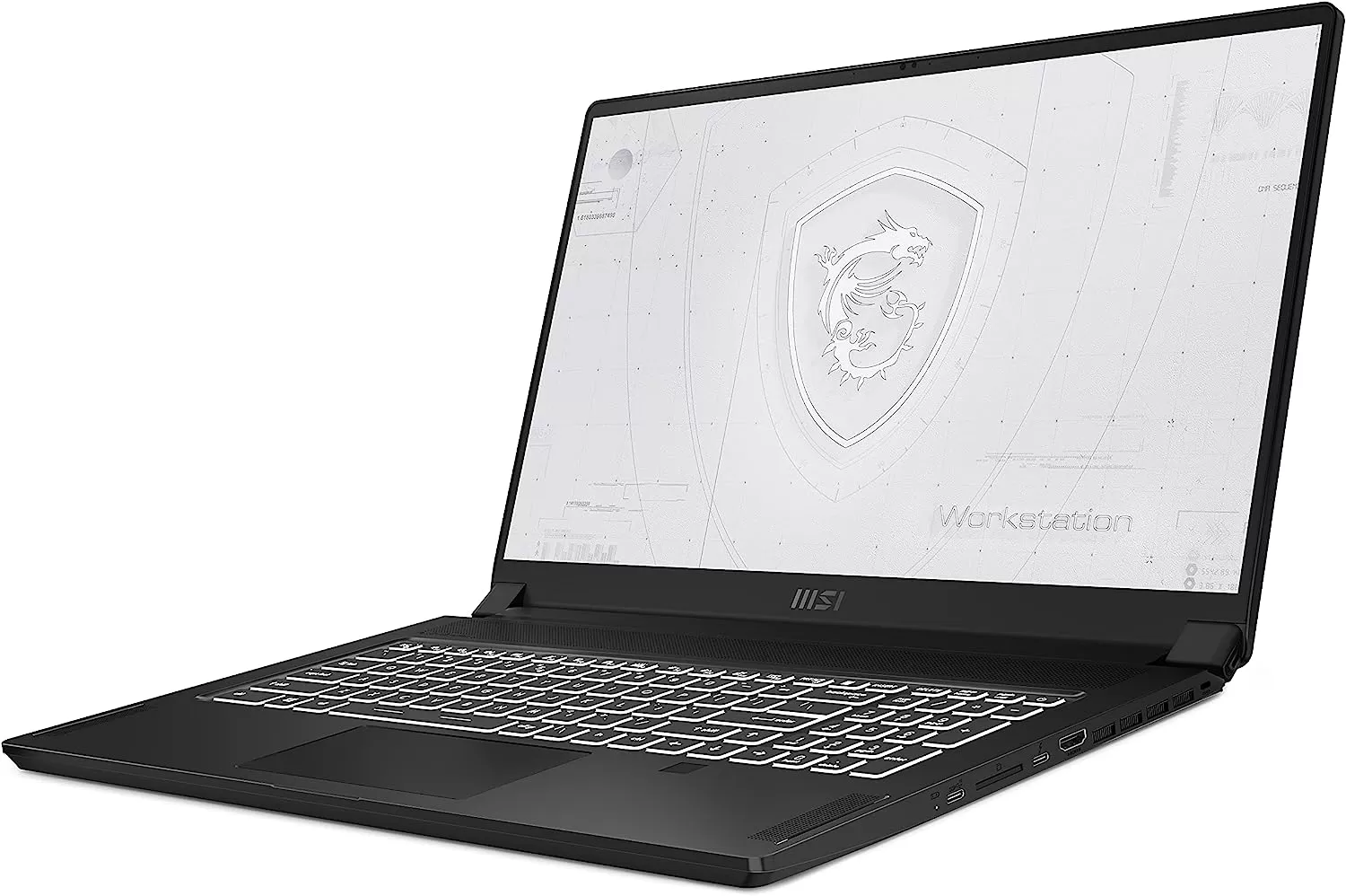 MSI WS76 Workstation Laptop: 17.3" 144Hz FHD 1080p, Intel Core i9-11900H, NVIDIA Quadro RTX A5000, 64GB, 1TB SSD, Thunderbolt 4, WiFi 6E, TPM2.0 Fingerprint, Win10 PRO, Black (11UM-468) - Amazon
