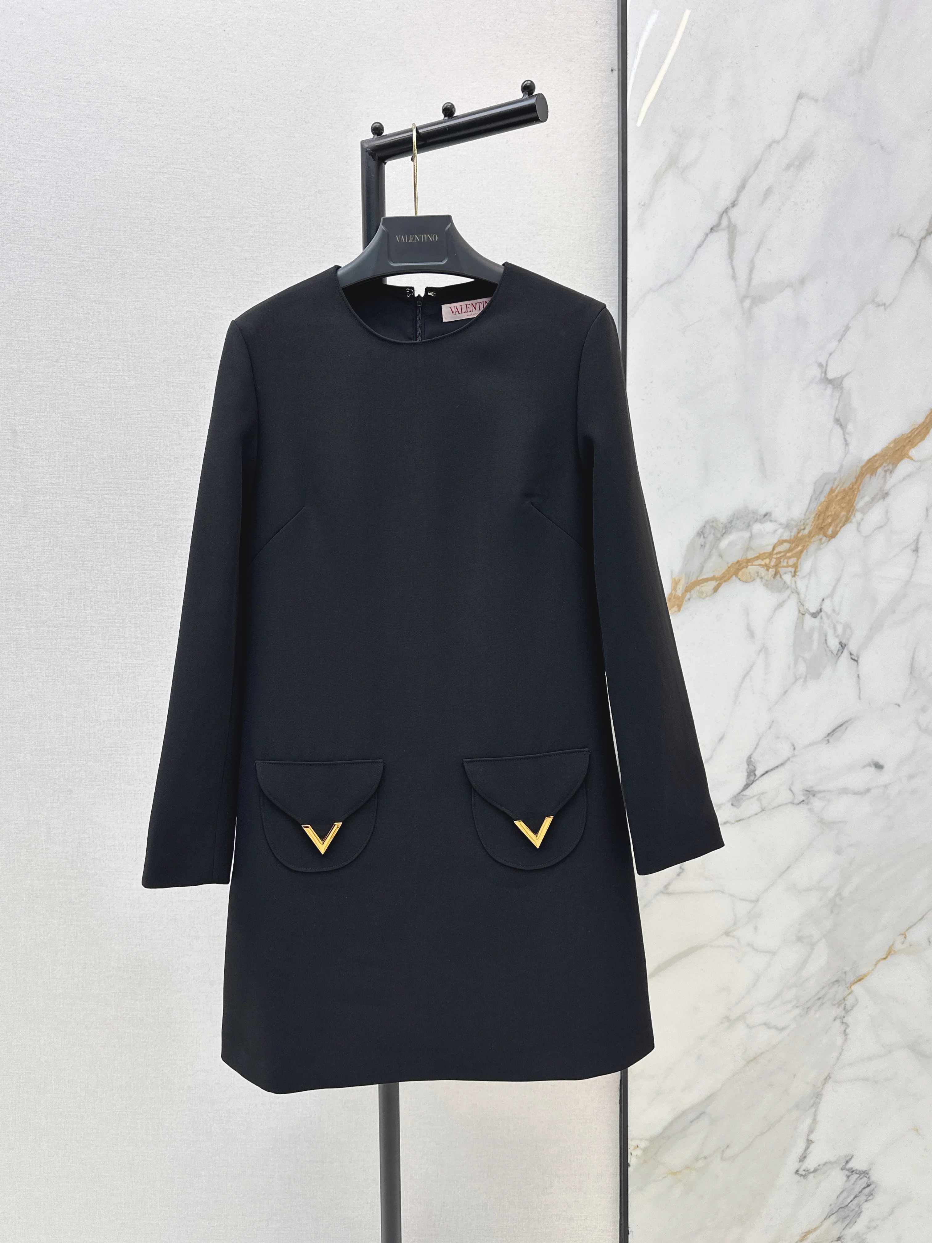 Metal-embellished maxi dress