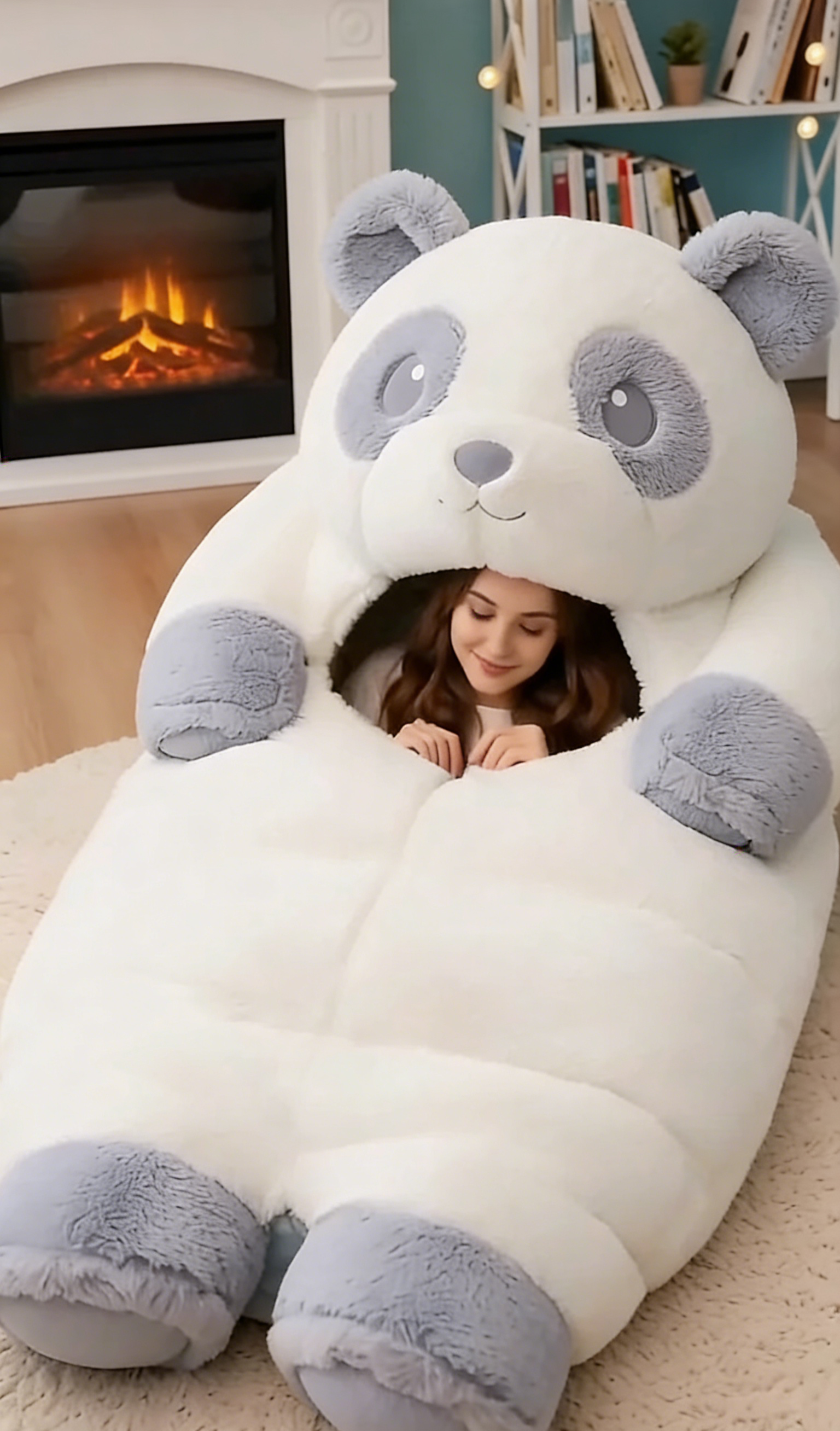 🔥Hot Sale 49% off🌟 Fluffy sleeping bag– Soft, Warm & Purrfectly Cozy😴💤 - Amazon