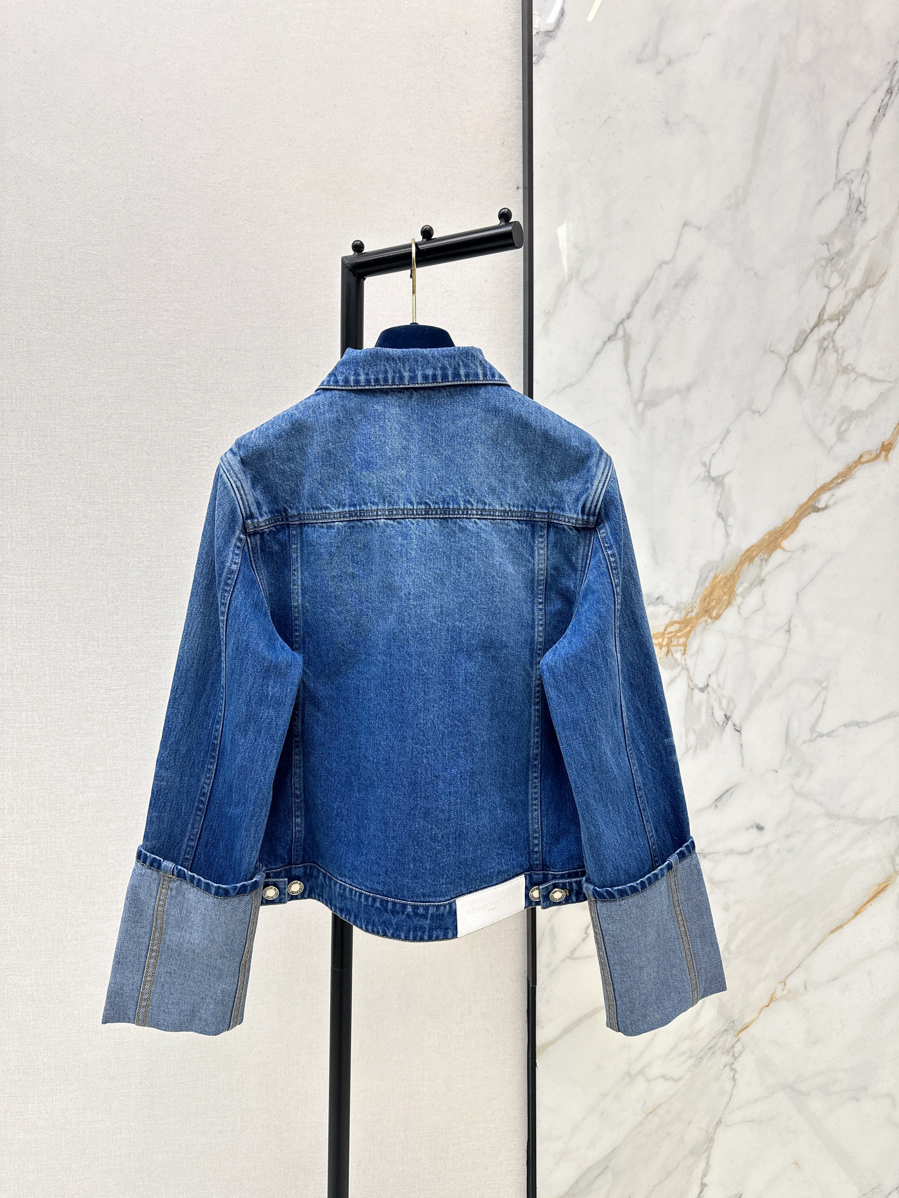 Cuffed Denim Jacket