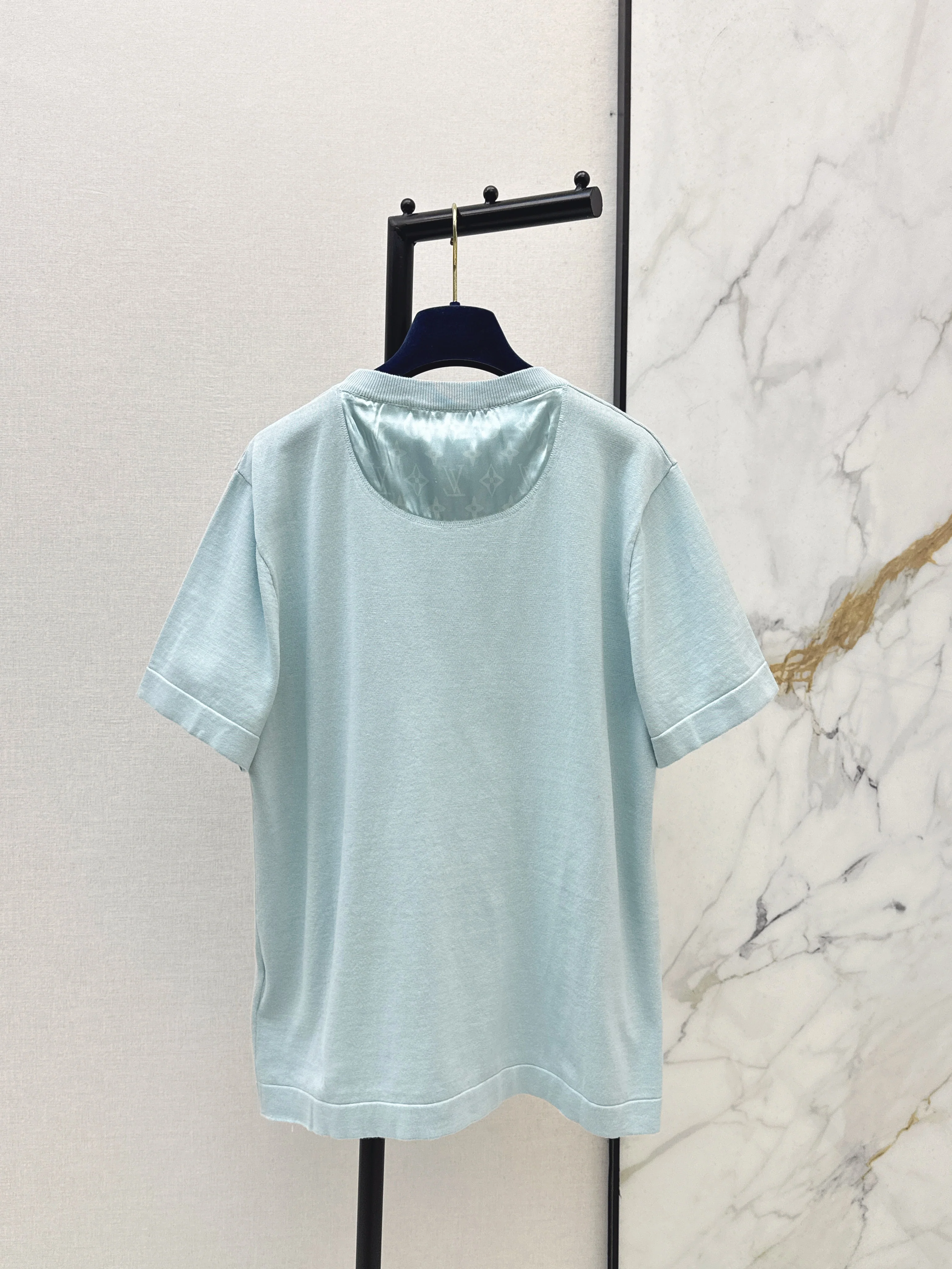 26ss Logo Knit Short-Sleeve T-Shirt