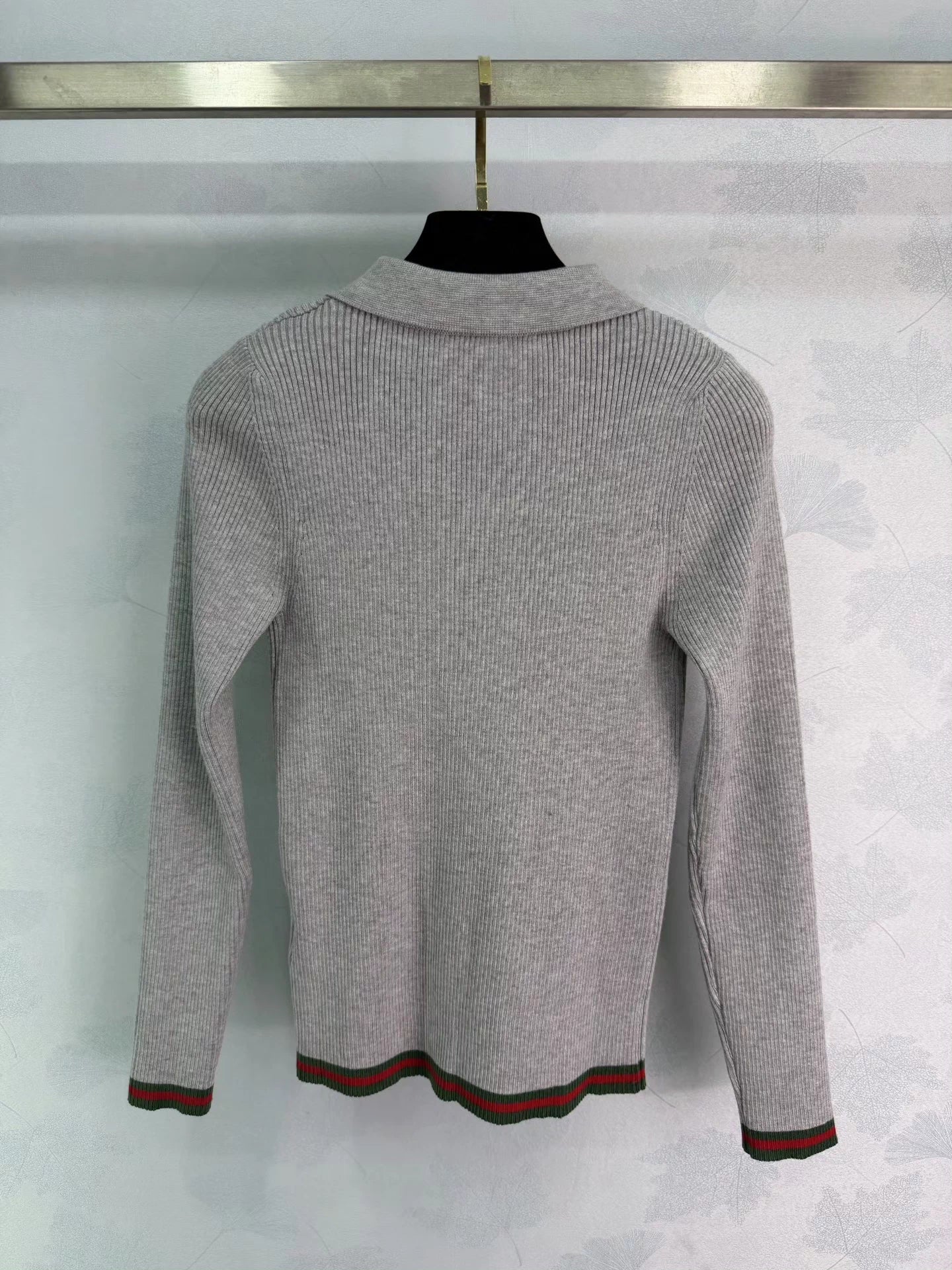 Collared Knit Long Sleeve