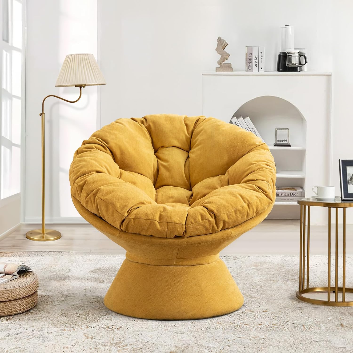⏳Almost Sold Out–Final Chance Today!✨360° Swivel Barrel Chair - Amazon