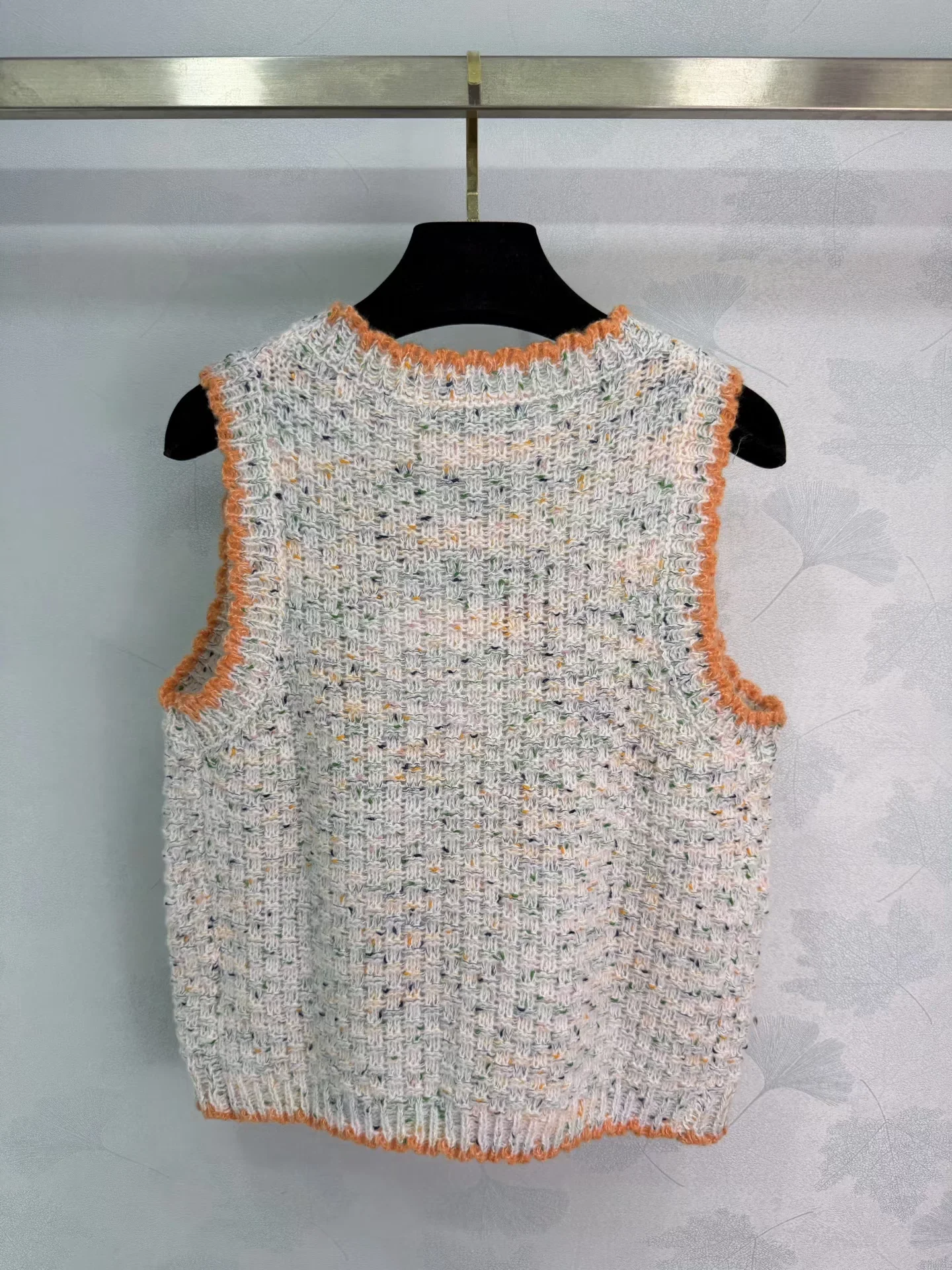 Embroidered Knit Vest