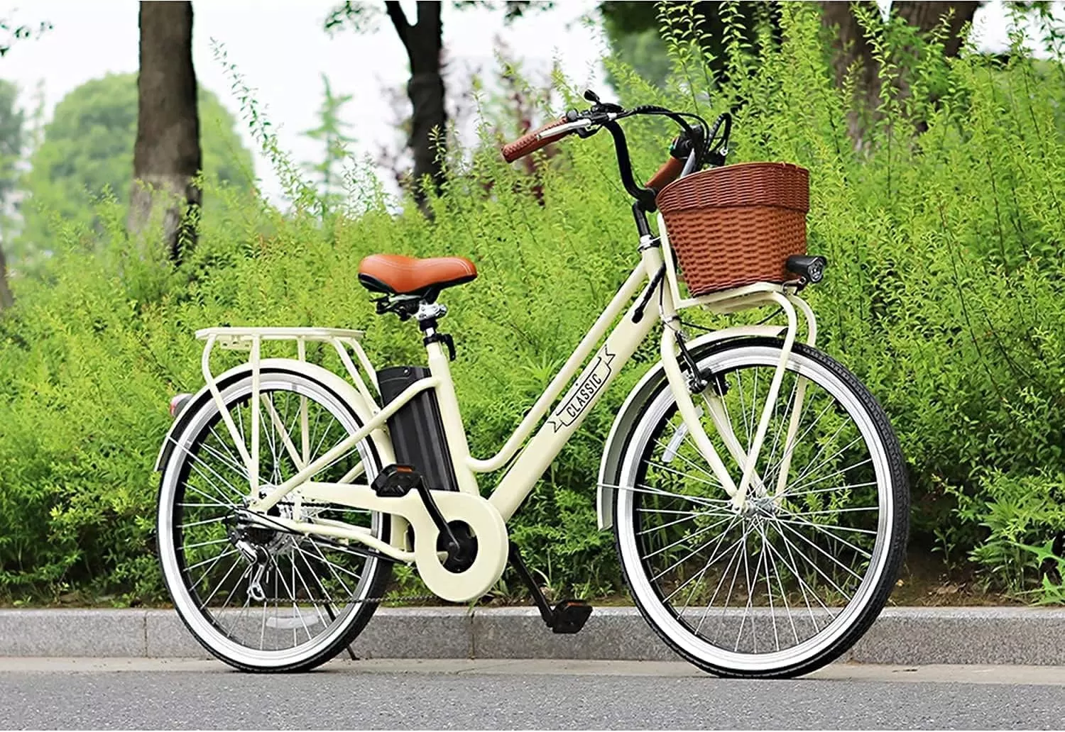 NAKTO 22"/26" Electric Bike for Adults 250W/350W City-Electric Bike Sporting 6-Speed Gear Electric Bicycles 36V 10.4/12Ah Removable Lithium Battery Ebike for Female Male - Amazon