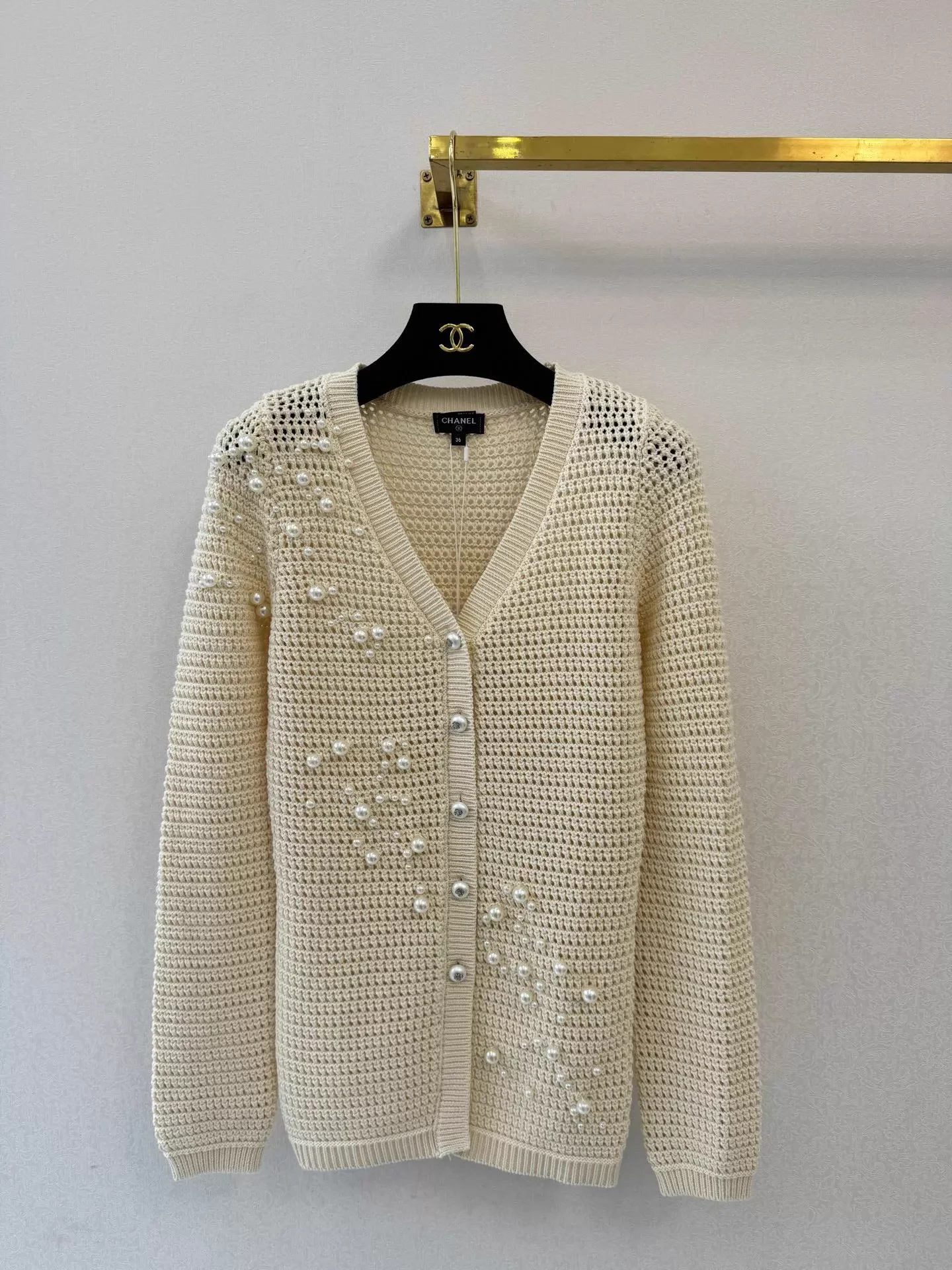 Pearl Button Knit Set