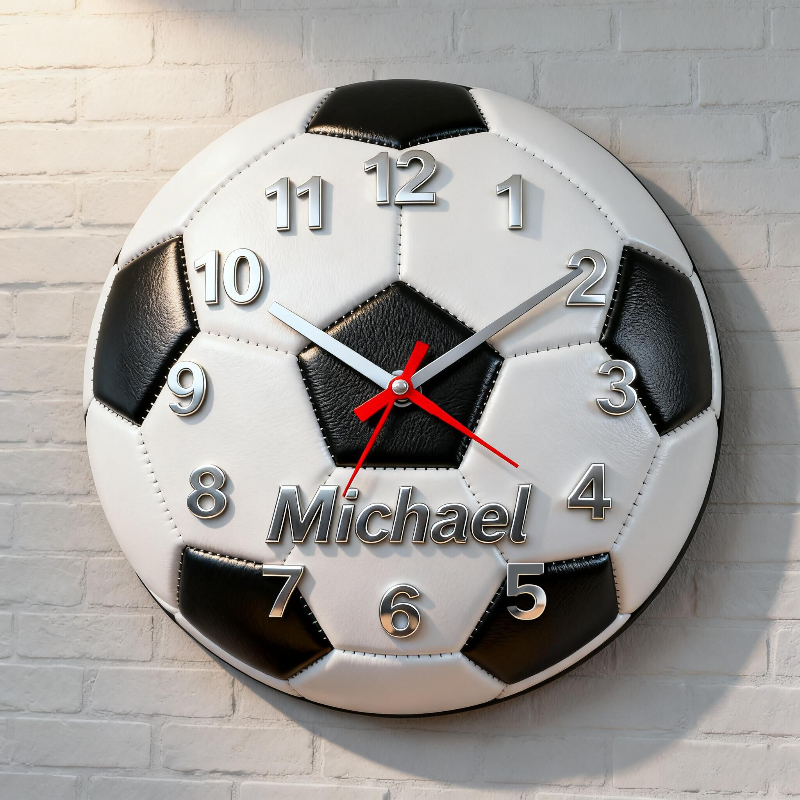 Personalized Volleyball Wall Clock-$47.00-Photo to 3d art