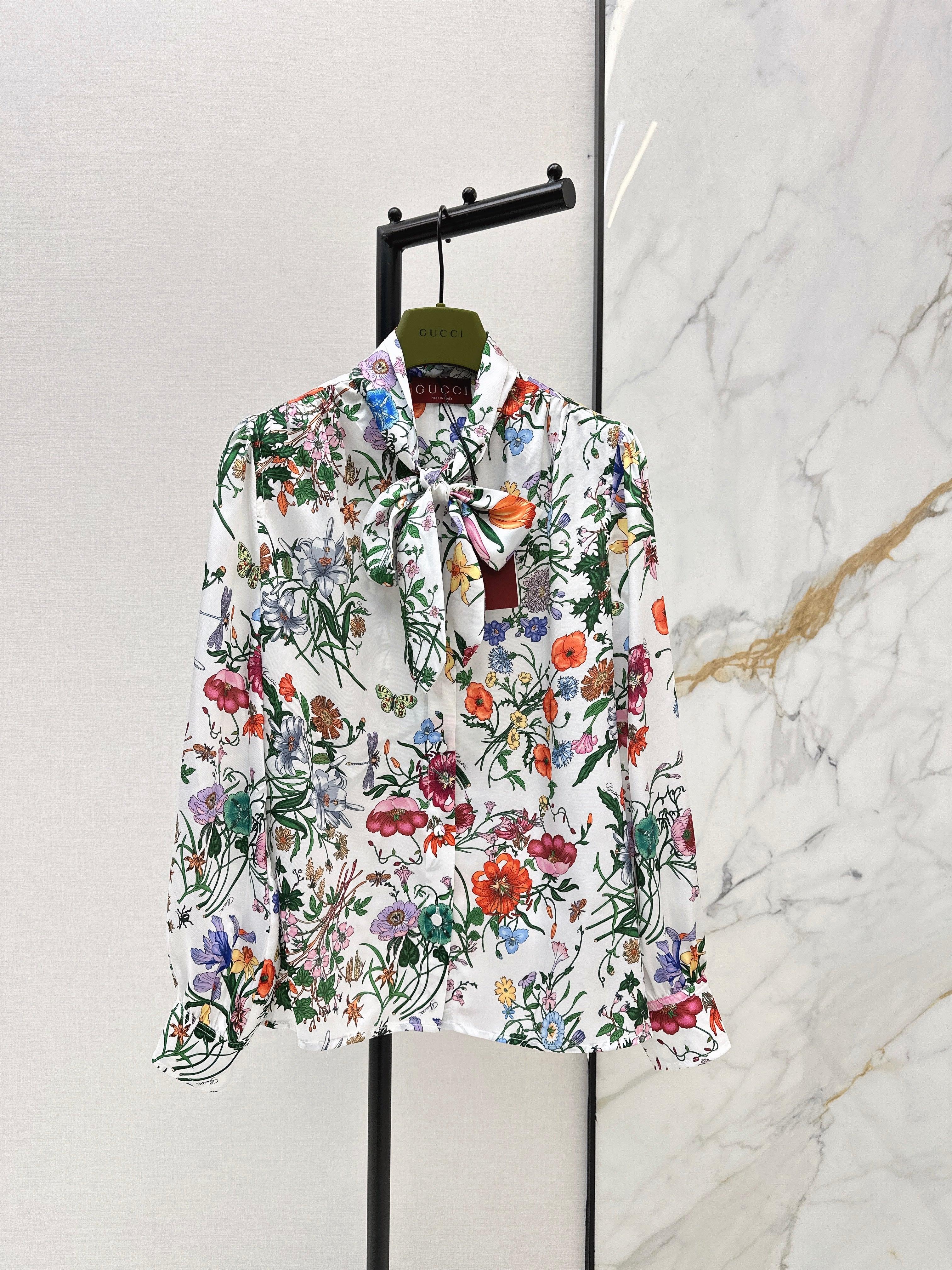 Floral Silk Shirt