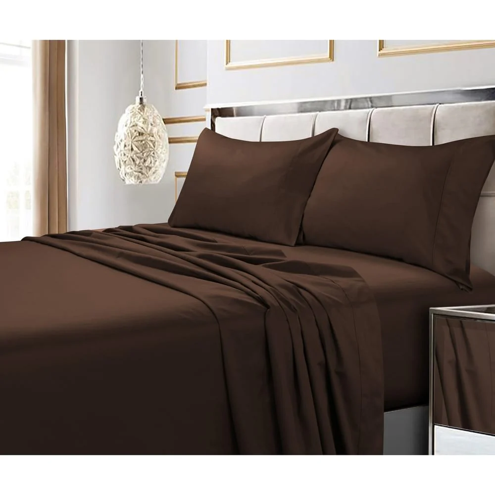 Egyptian Cotton 600 Thread Count Extra Deep Pocket Bed Sheet Set - Amazon