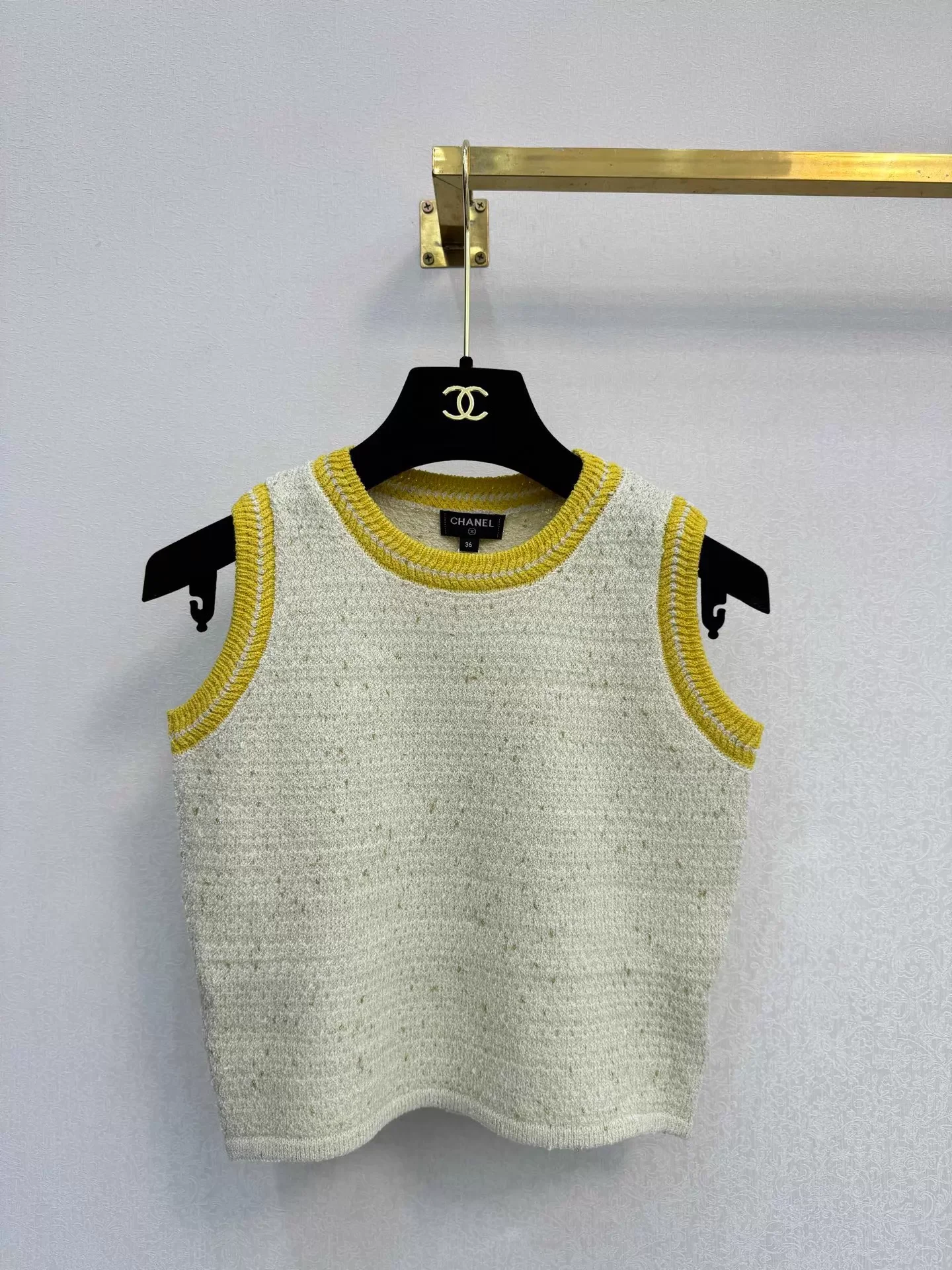 Tweed Color-Blocked Knit Set