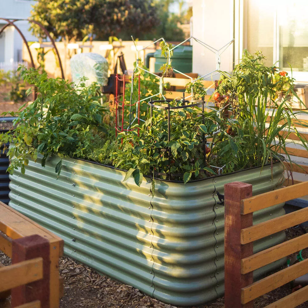 Tall 8-in-1 Metal Raised Garden Bed - Amazon