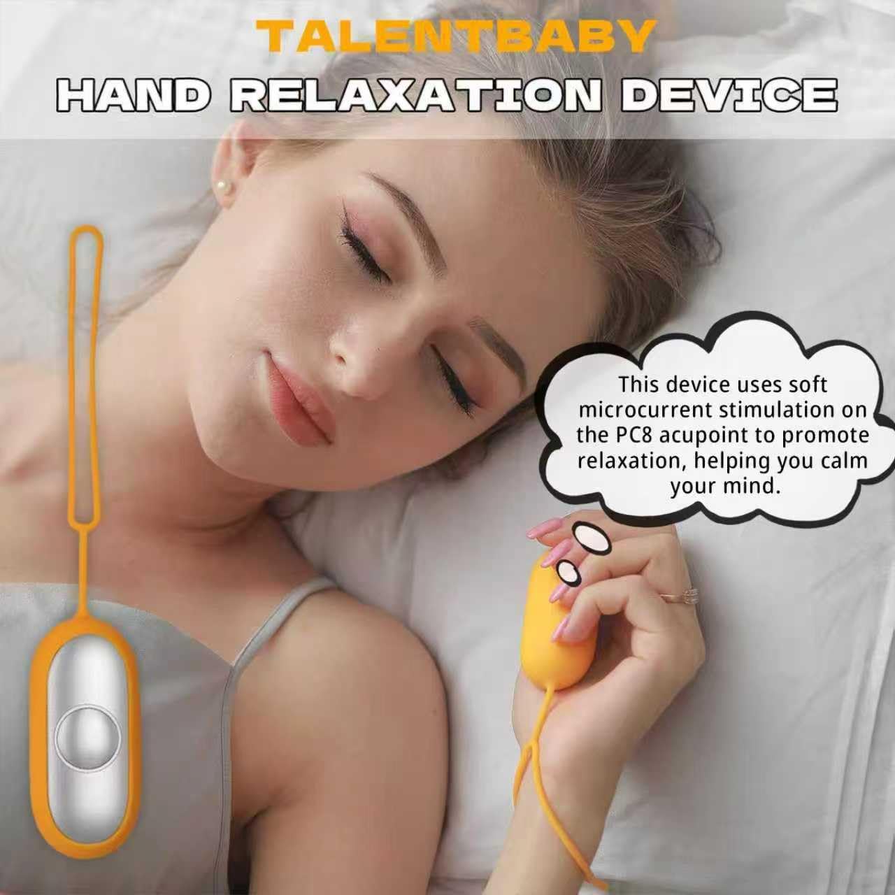 Handheld Relaxation Device, Compact Device, Massage Improves Mood and Focuses Attention, Supports Calmness, Small and Easy to Carry-$39.00-Photo to 3d art
