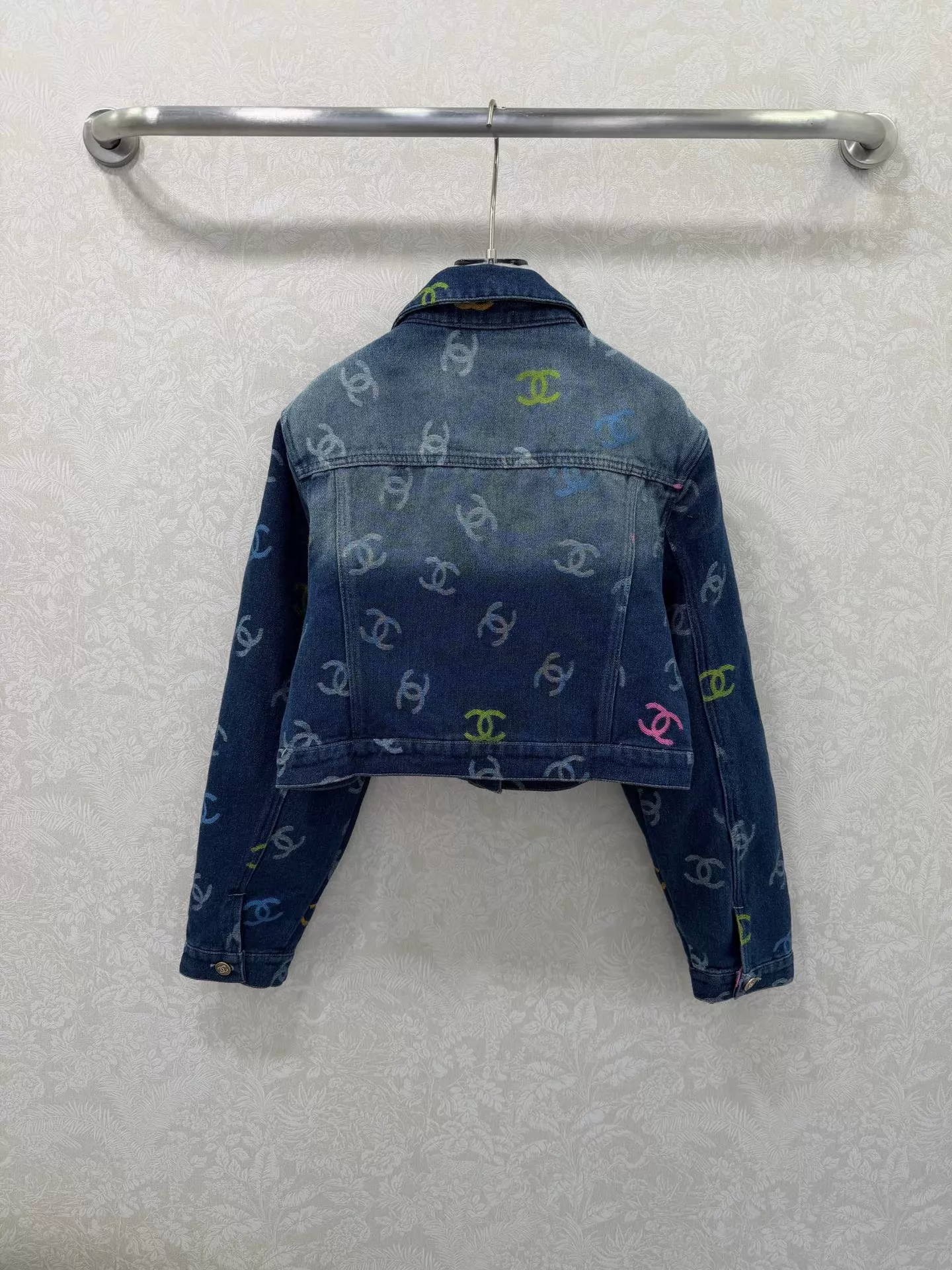 Jacquard Denim Jacket