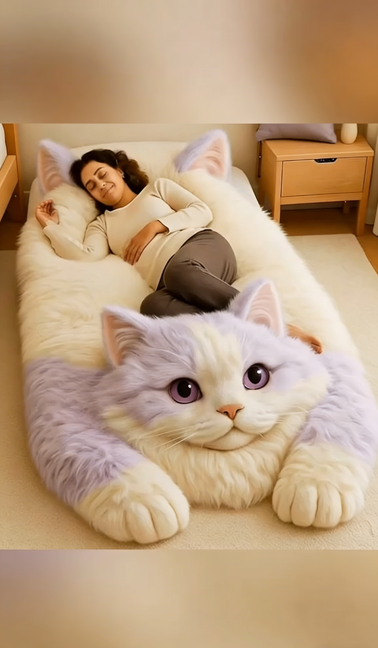 🧸Snuggle Up & Save 49%!🧸 This Fluffy Sleeping Bag Feels Like a Warm Hug! 🤗💖 - Amazon