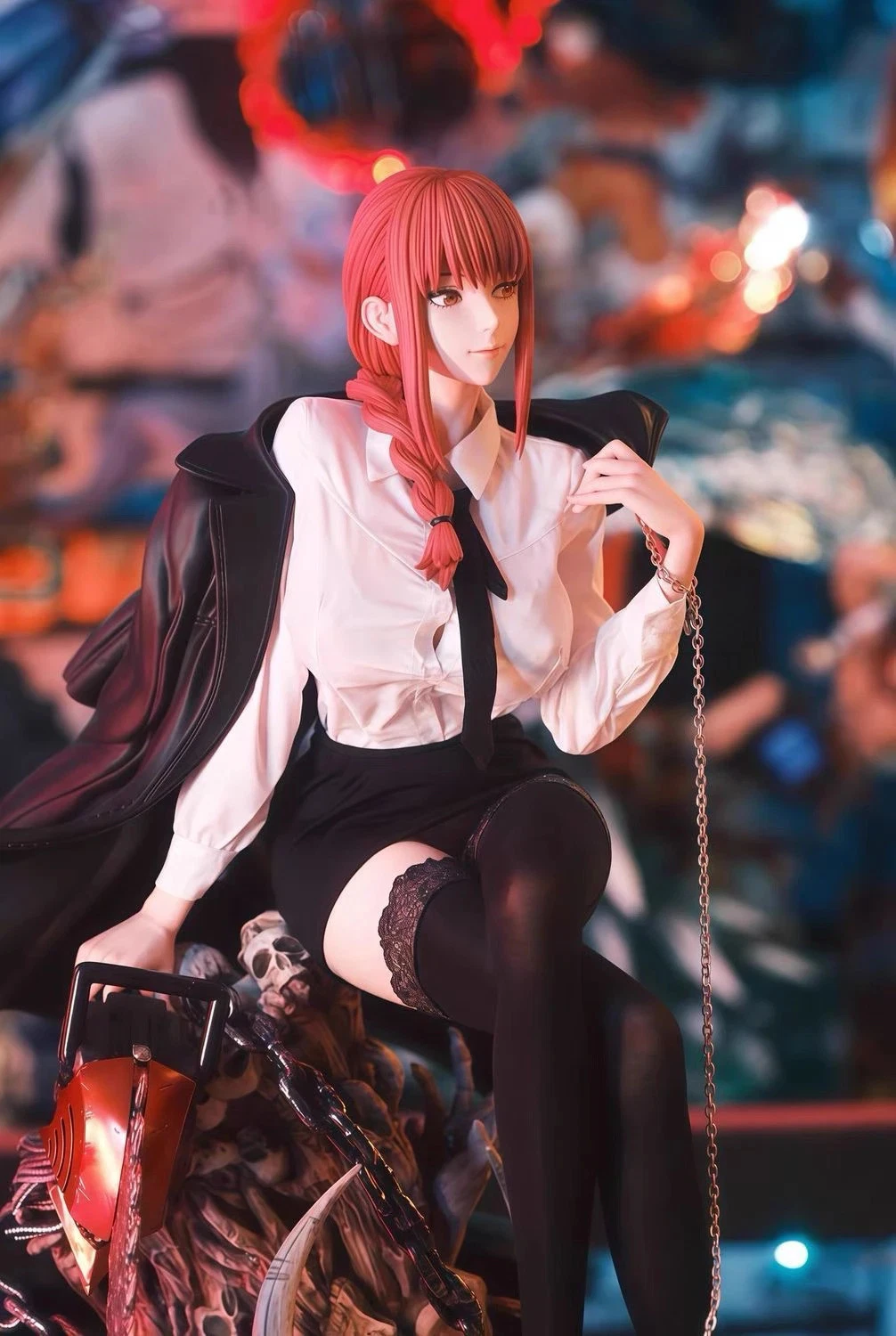 Makima (Chainsaw Man) 1/4 Scale Figure – 47cm Collector Statue (Removable Outfit)-$48.88-Photo to 3d art