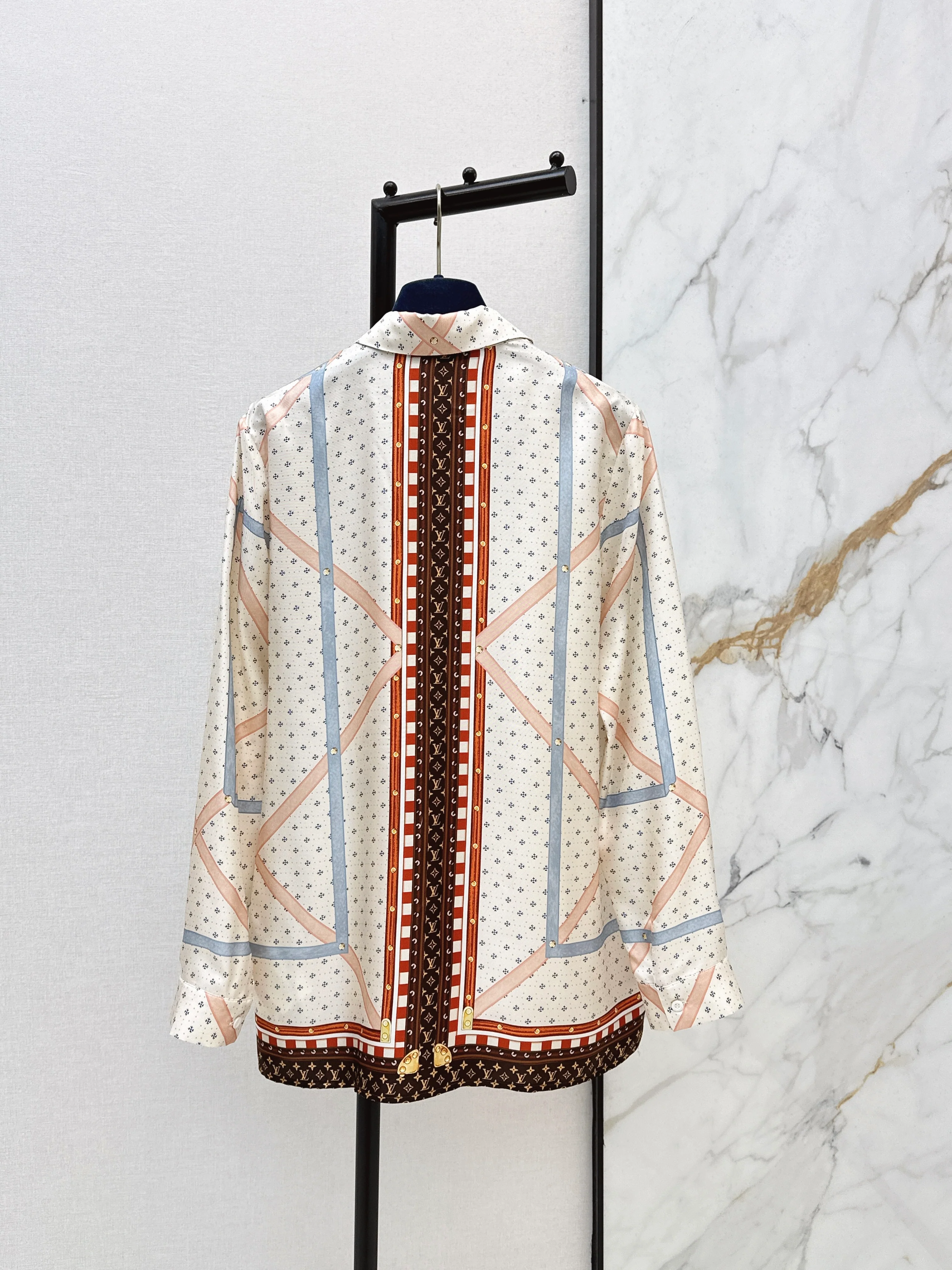 26ss Printed Silk Shirt