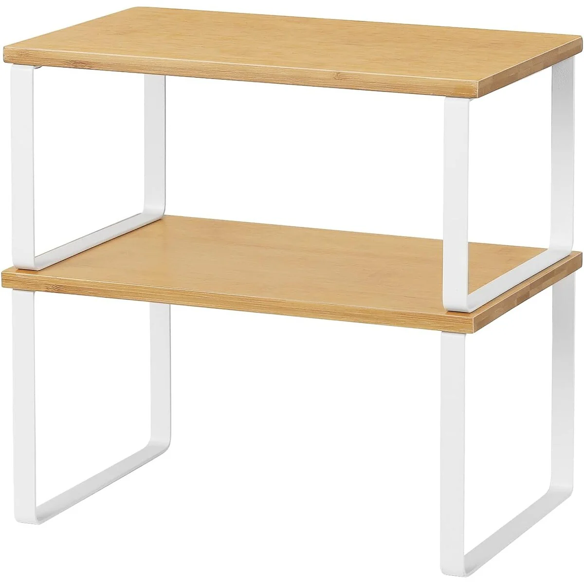 Stackable Kitchen Cabinet Shelves Organizer - Amazon