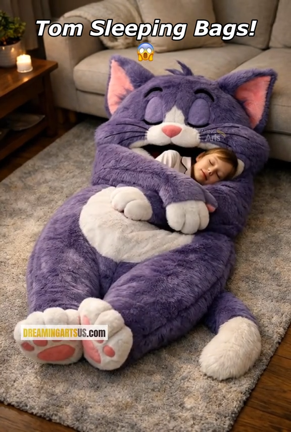 🔥Hot Sale 49% off🌟 Fluffy sleeping bag– Soft, Warm & Purrfectly Cozy😴💤 - Amazon