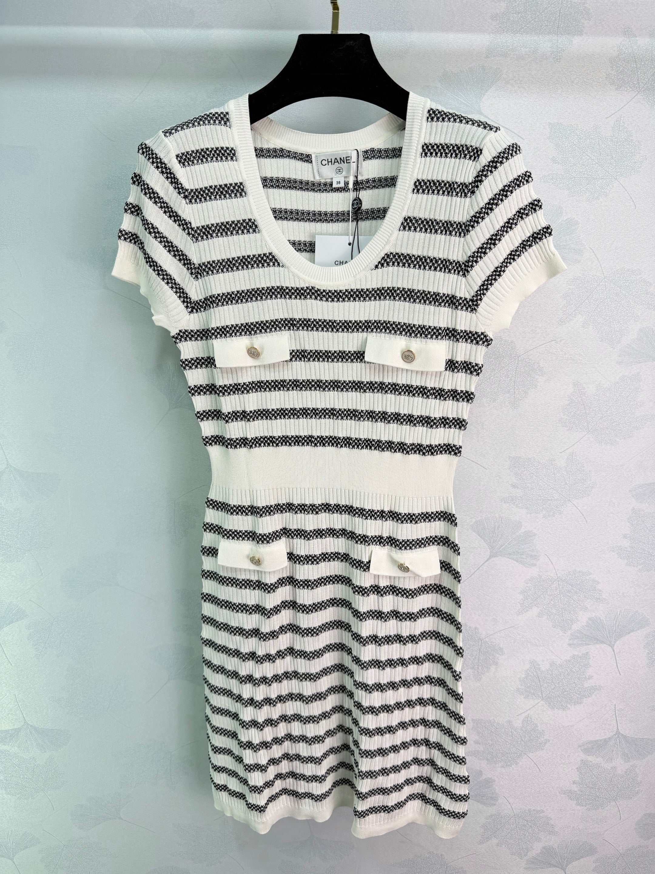 Striped Knit Dress
