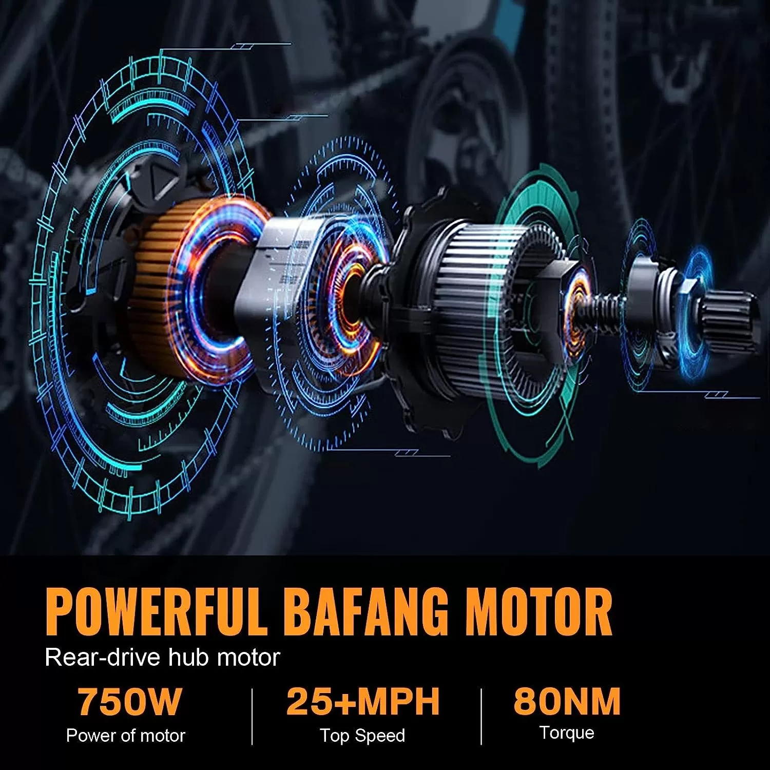 BFISPORT EB26 Electric Bike for Adults 750W/Peak 1000W Electric Bicycle 48V 15AH LG Battery Electric Bike 26" Fat Tire Mountain28mph Shimano 21 Speed Gears Dual Shock Absorber Electric Bike - Amazon