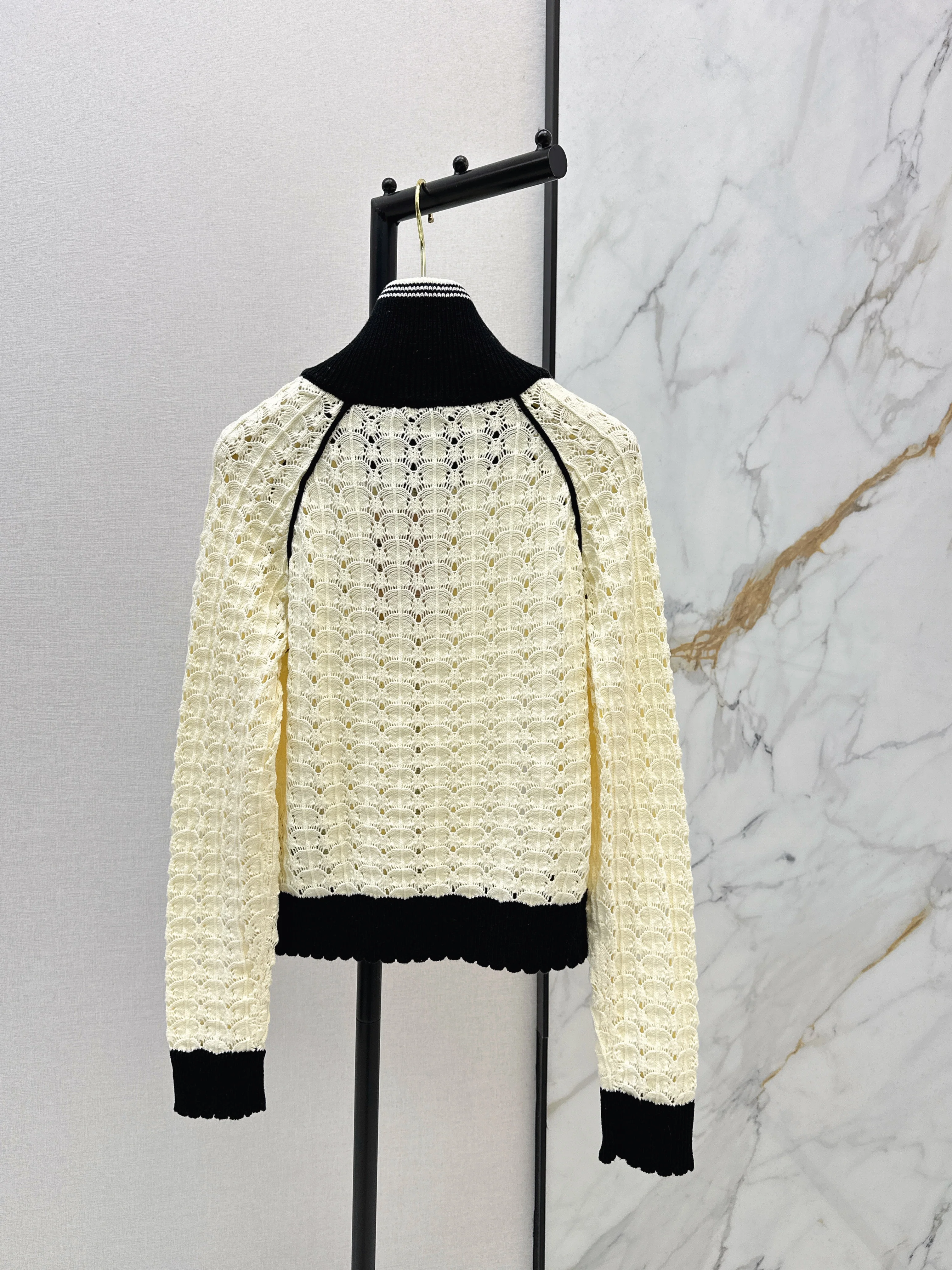 Openwork Knit Cardigan