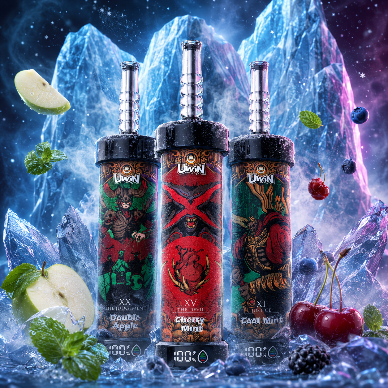 🔥【New Arrive】Olit Hookalit Uwin Shisha100K Puffs Latest Original LCD Display Disposable Vape Pen🔥
