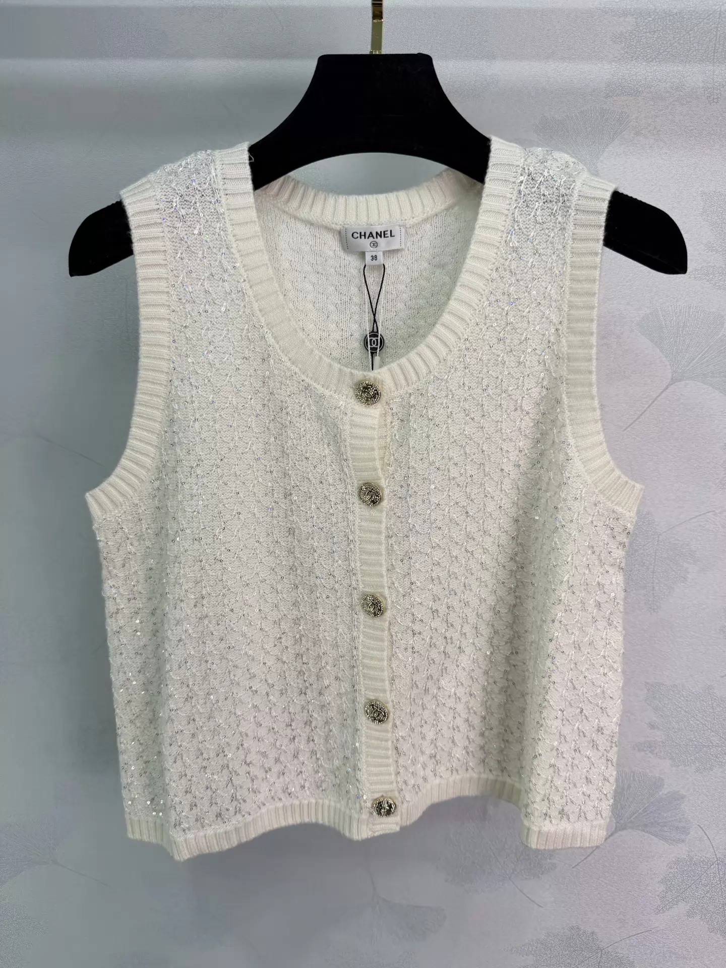 Knitted Sleeveless Vest
