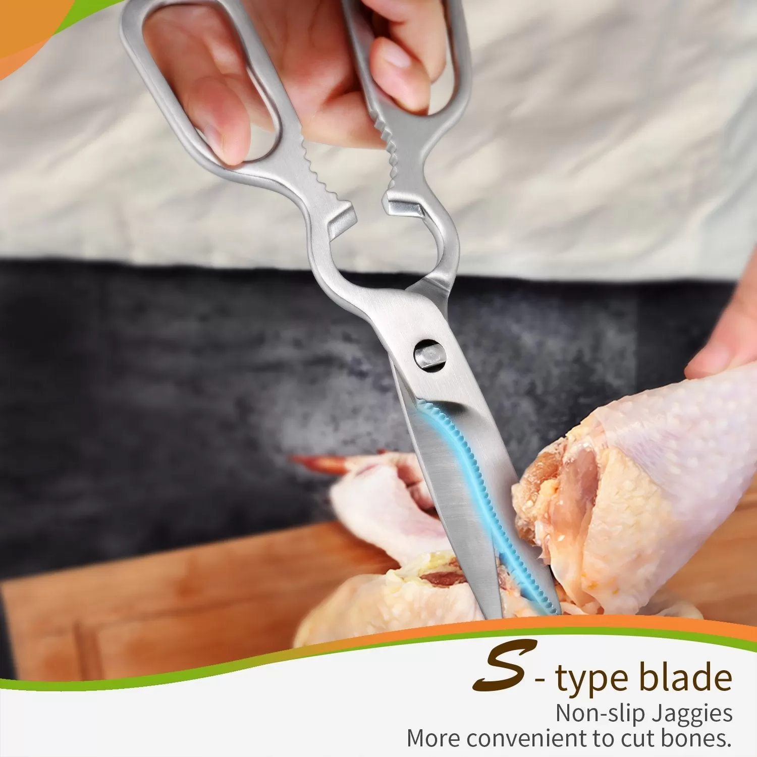 Kitchen Shears, Ultra Sharp Stainless Steel Multi-function Kitchen Scissors Premium Heavy Duty Shears - Amazon