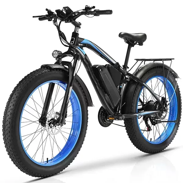 ✨Wide tire electric bike with 1000W 48V/17.5Ah removable battery 31MPH✨ - Amazon