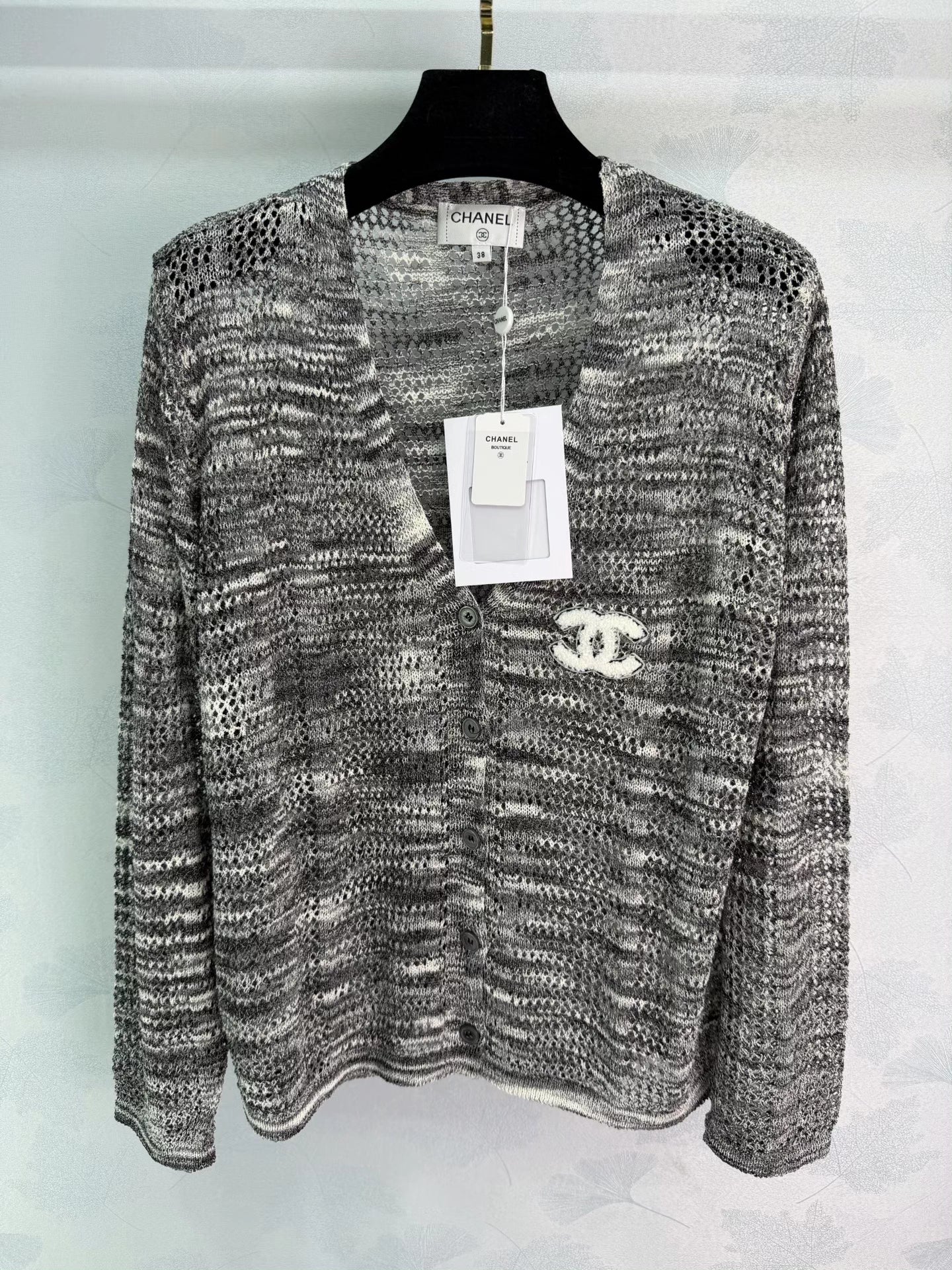 Openwork Knit Cardigan