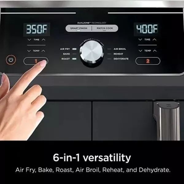 Clearance Sale - Air Fryer with 2 Independent Frying Baskets - Amazon