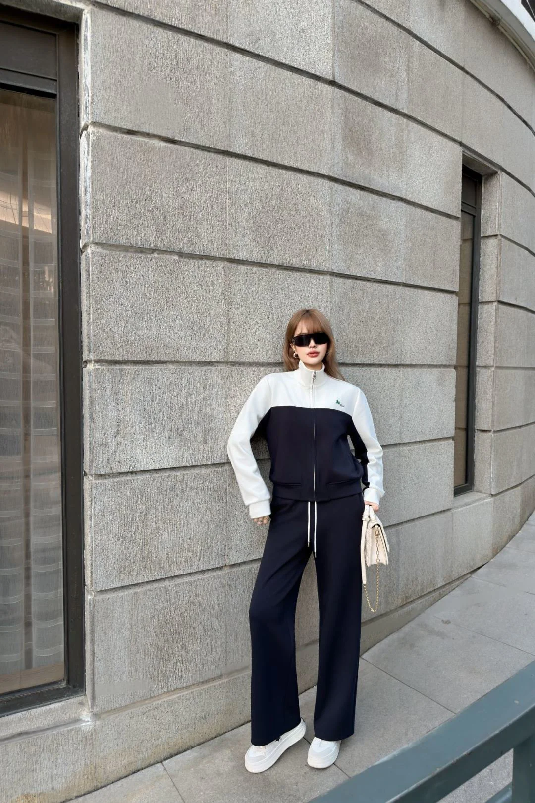 Casual Color-Blocked Set