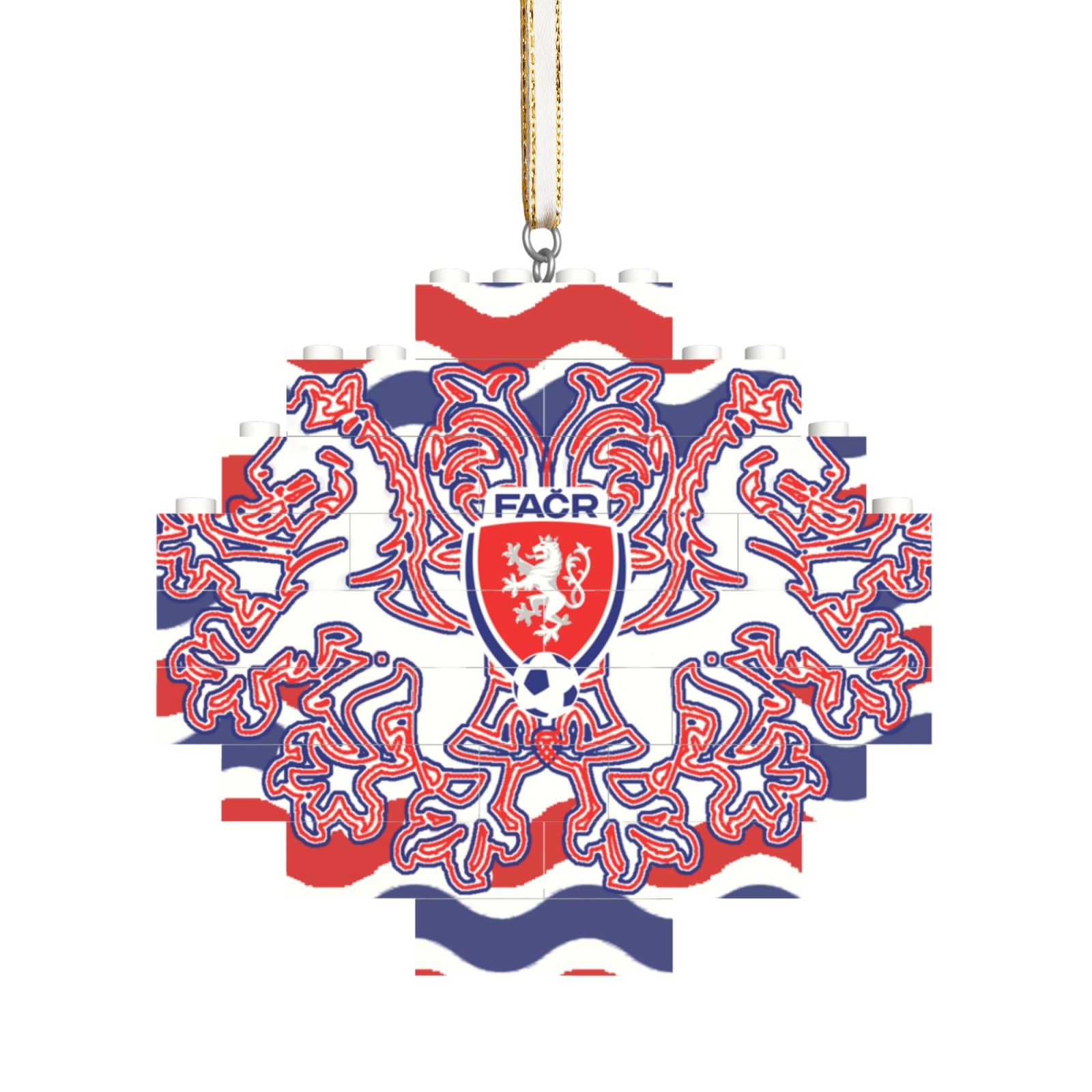 Tschechien Baustein-Puzzle-Ornament BBP1986