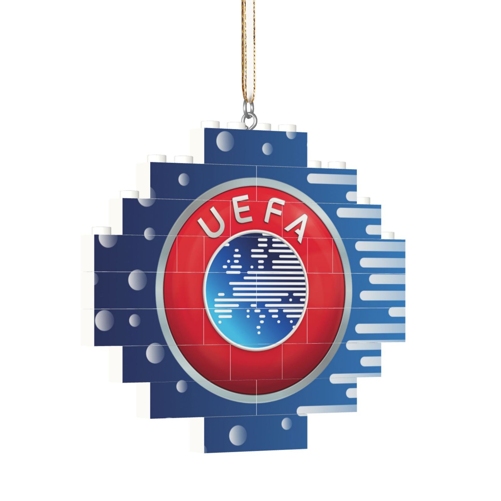 UEFA Baustein-Puzzle-Ornament BBP2097