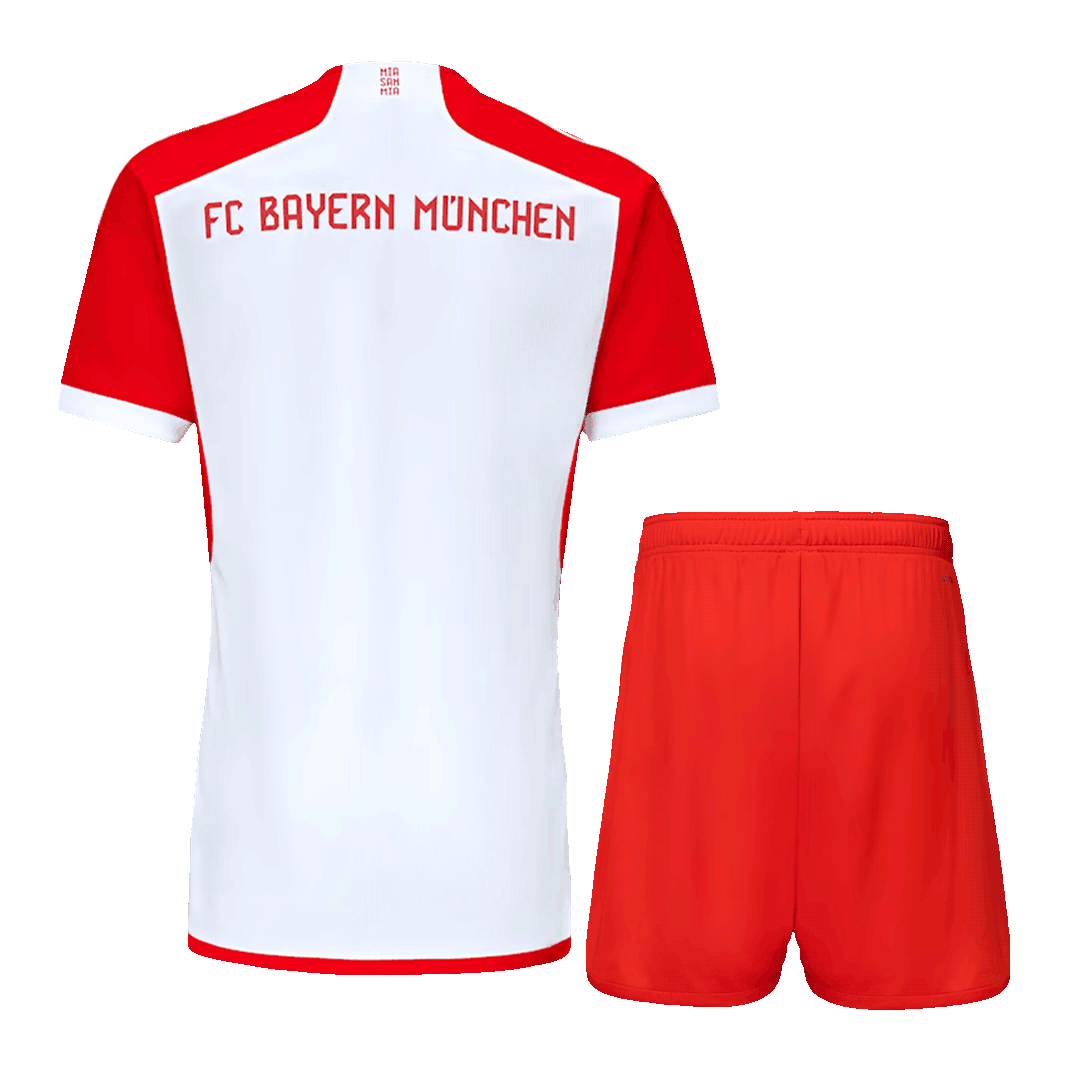Kinder Bayern München Heimtrikot+Kurze Hosen 23/24