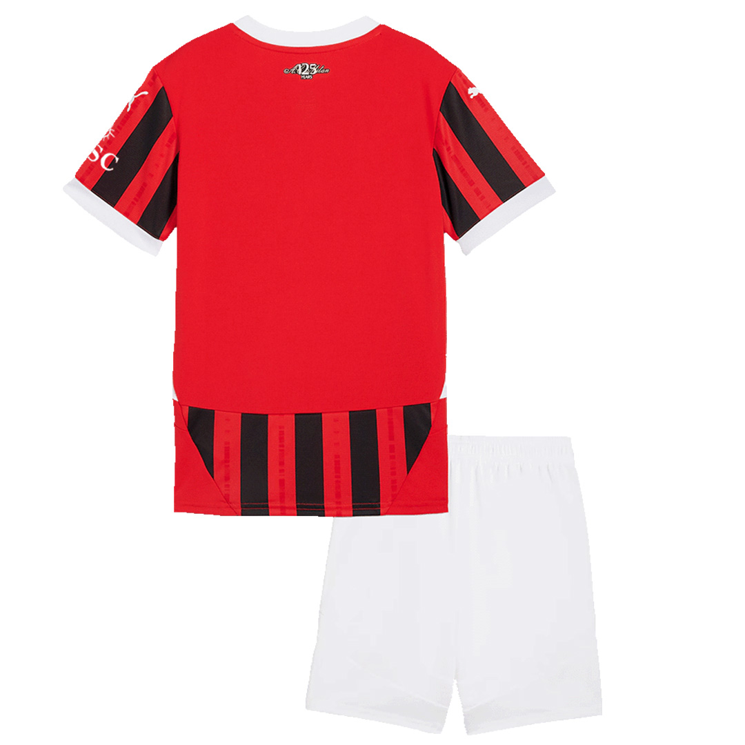 Kinder AC Milan Heimtrikot+Kurze Hosen 2024/25