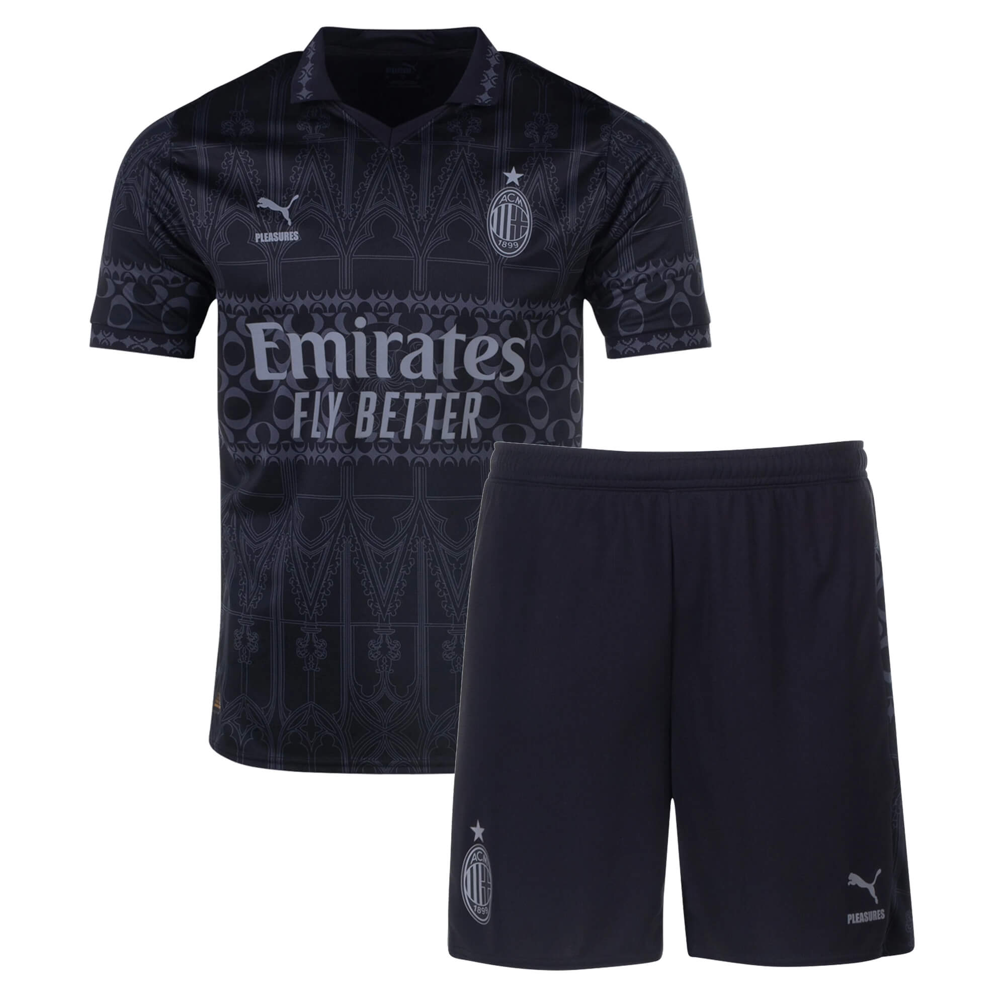 Kinder AC Mailand x Pleasures Trikot+Shorts 2023/24