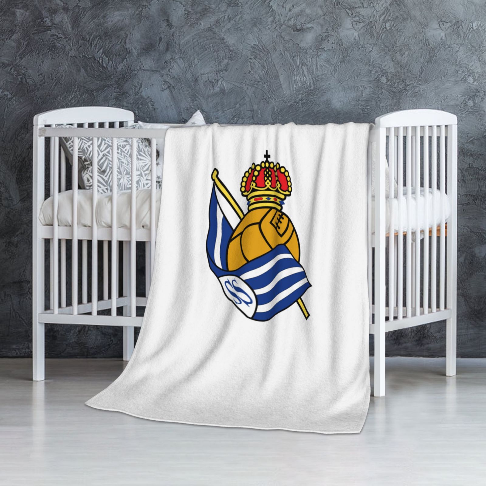 Real Sociedad Flanell-Decke FLB1590