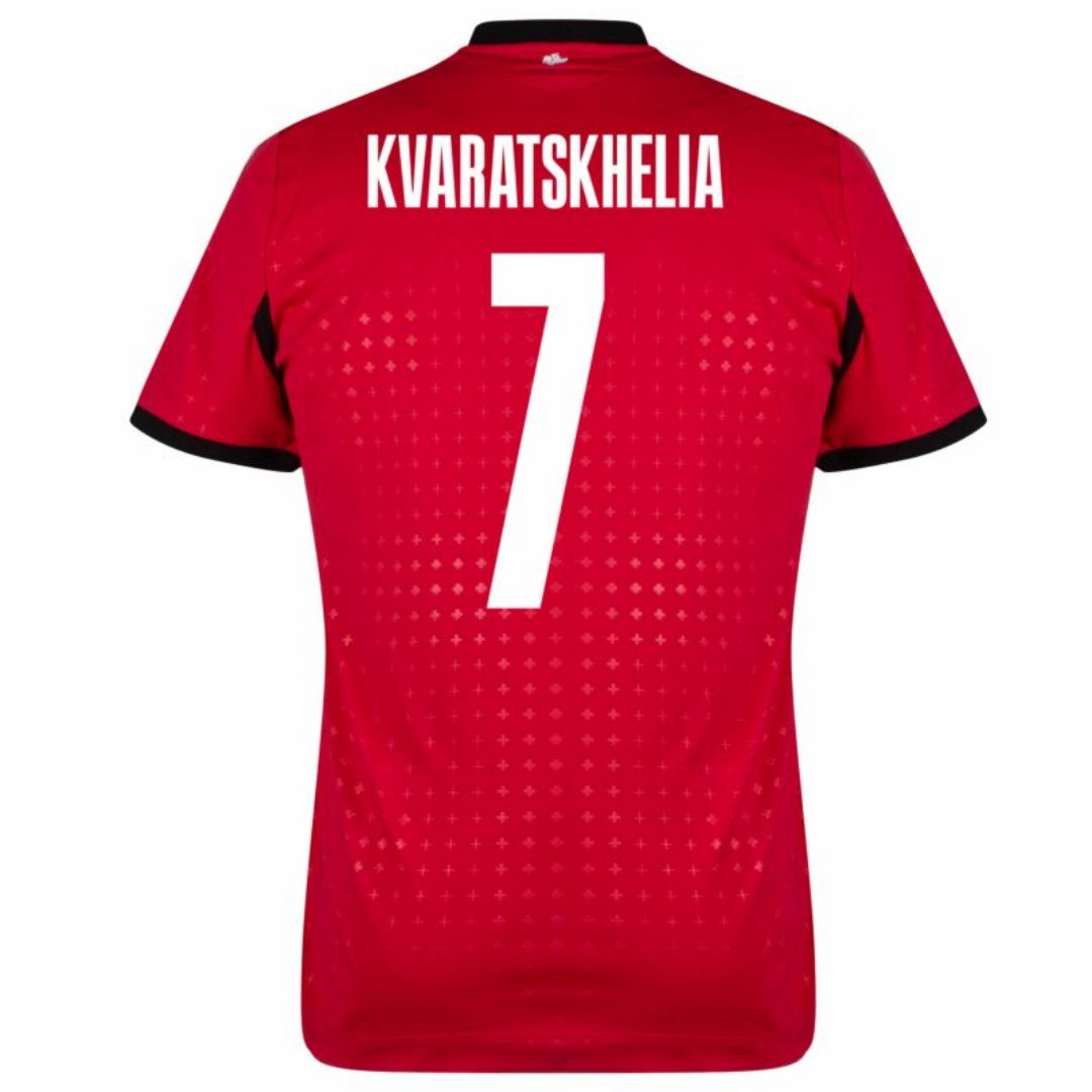 Khvicha Kvaratskhelia #7 Georgien Drittes Trikot EURO 2024