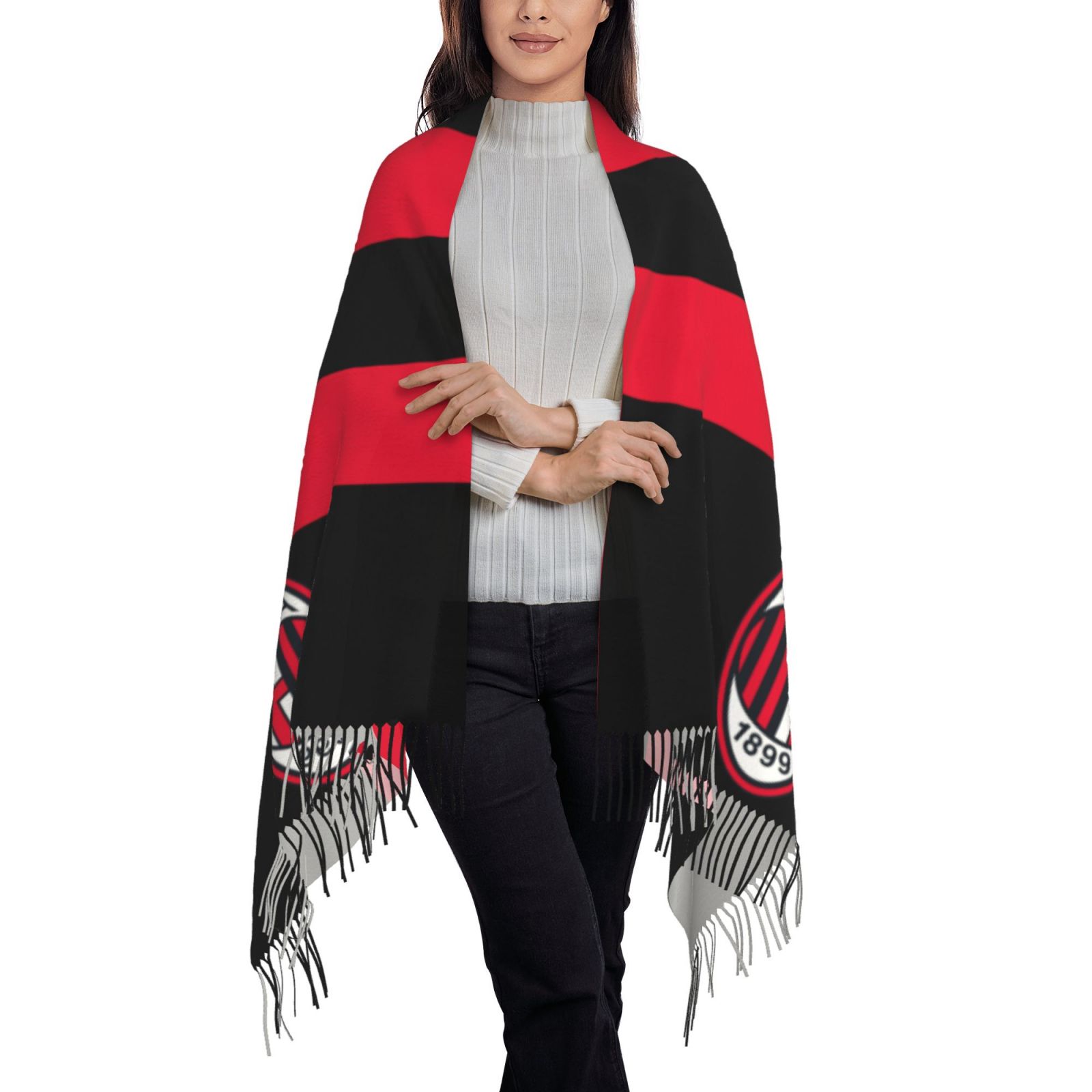 AC Milan Quasten Schal WTS3945