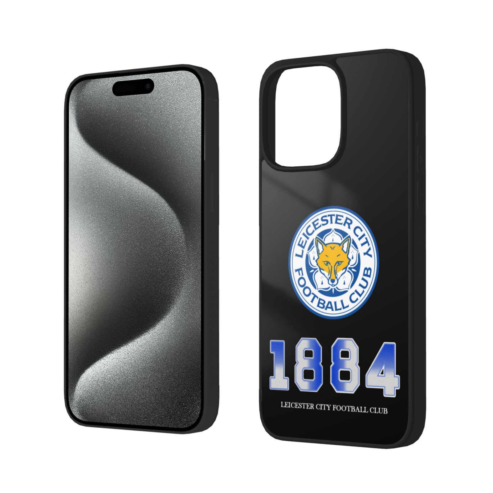 Leicester City iPhone 15 Weiches Glasgehäuse CASE4073